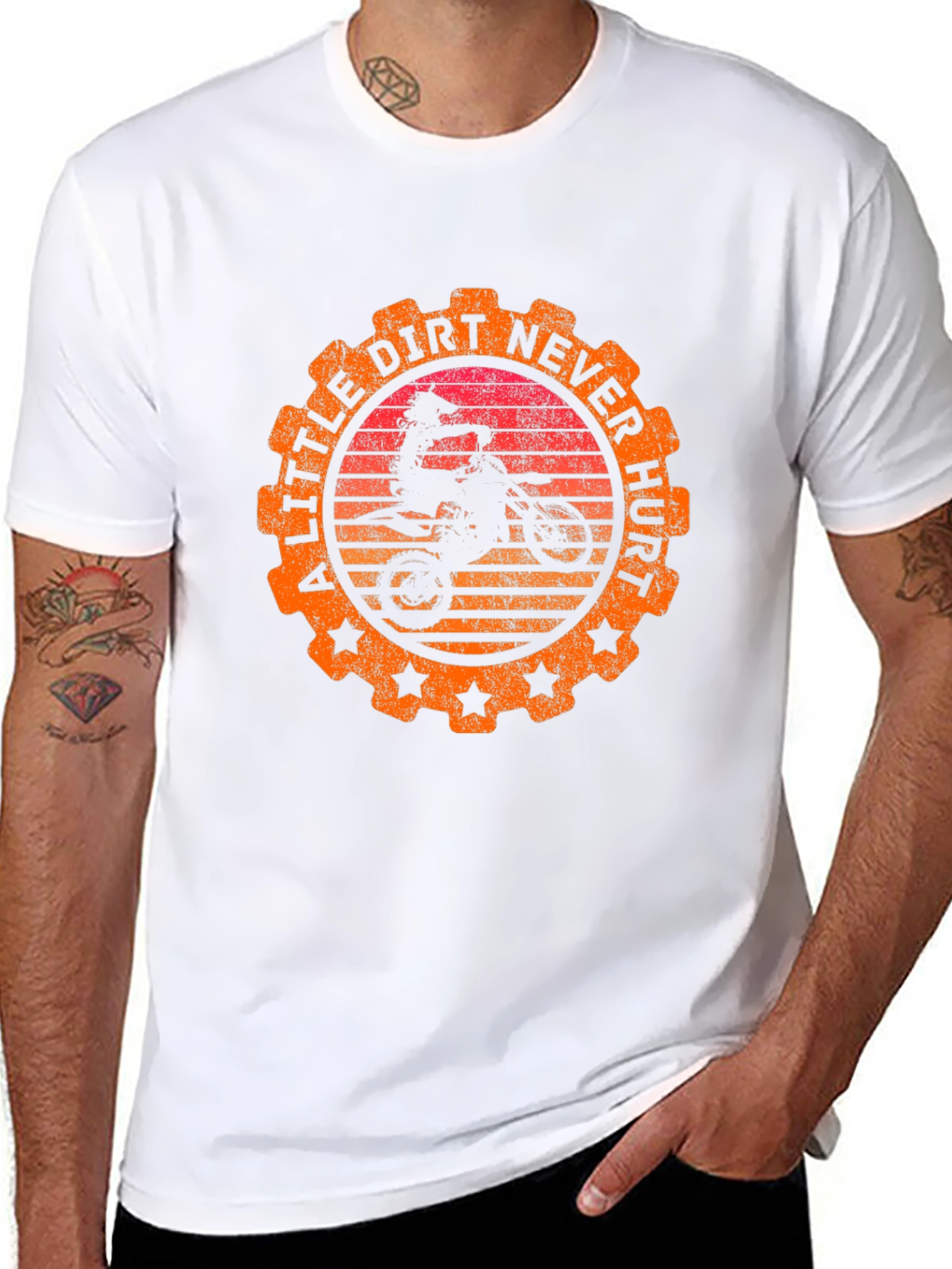 Dirt Never Hurt Graphic Tee - Motocross T-Shirt