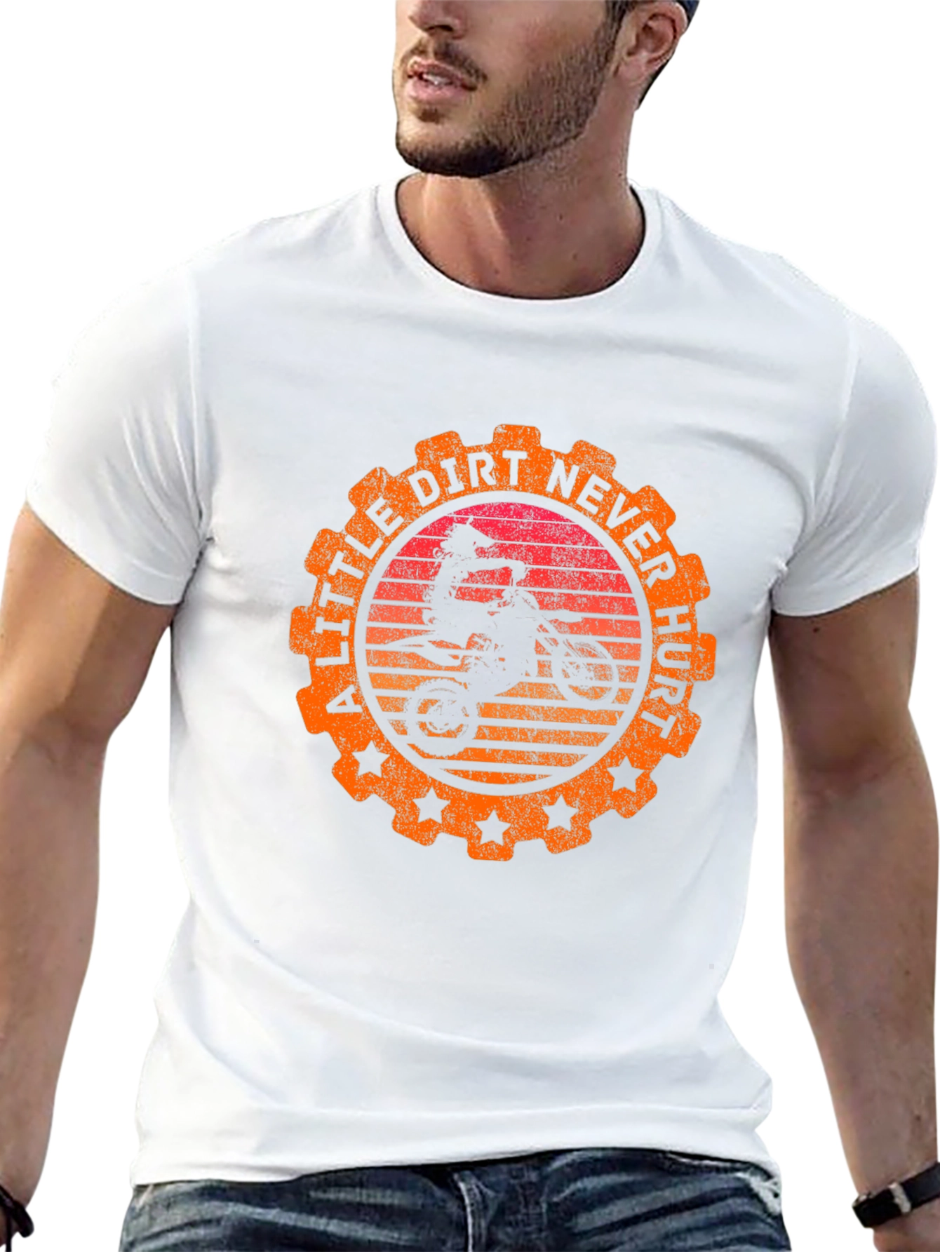 Dirt Never Hurt Graphic Tee - Motocross T-Shirt