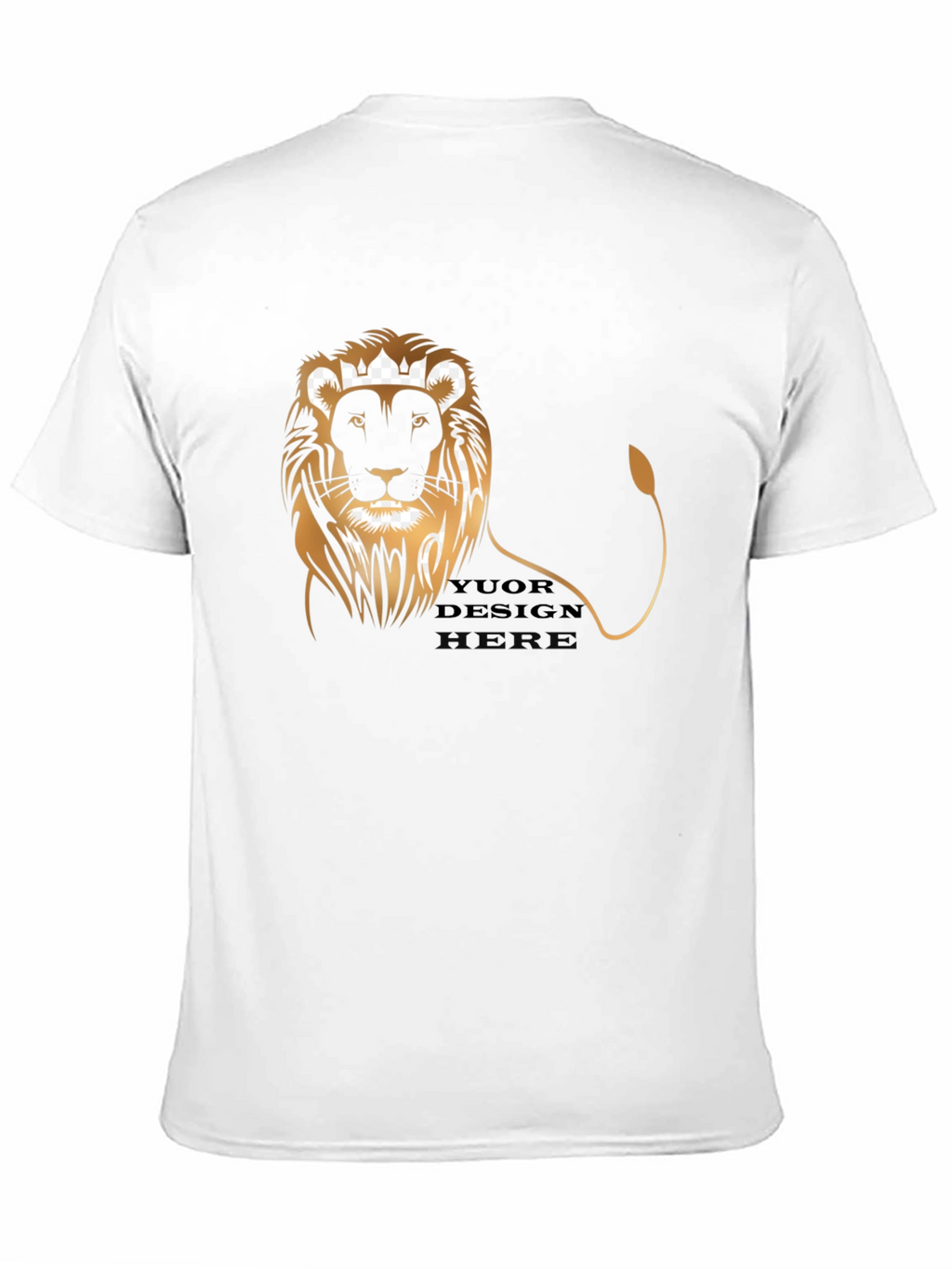 King Lion Black Graphic Tee