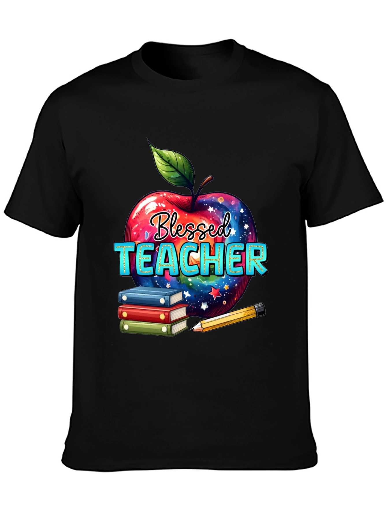 Blessed Teacher Apple T-Shirt