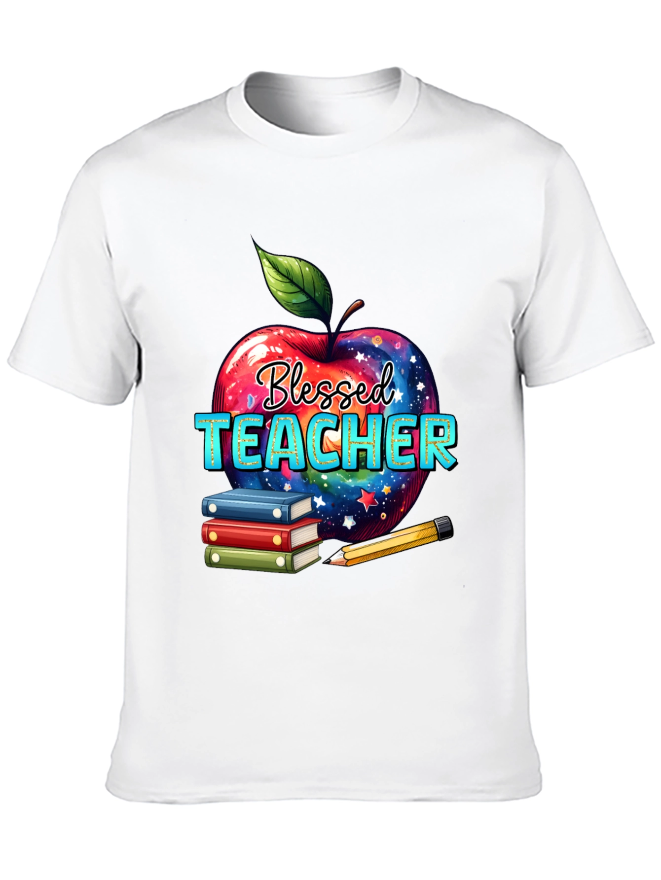 Blessed Teacher Apple T-Shirt