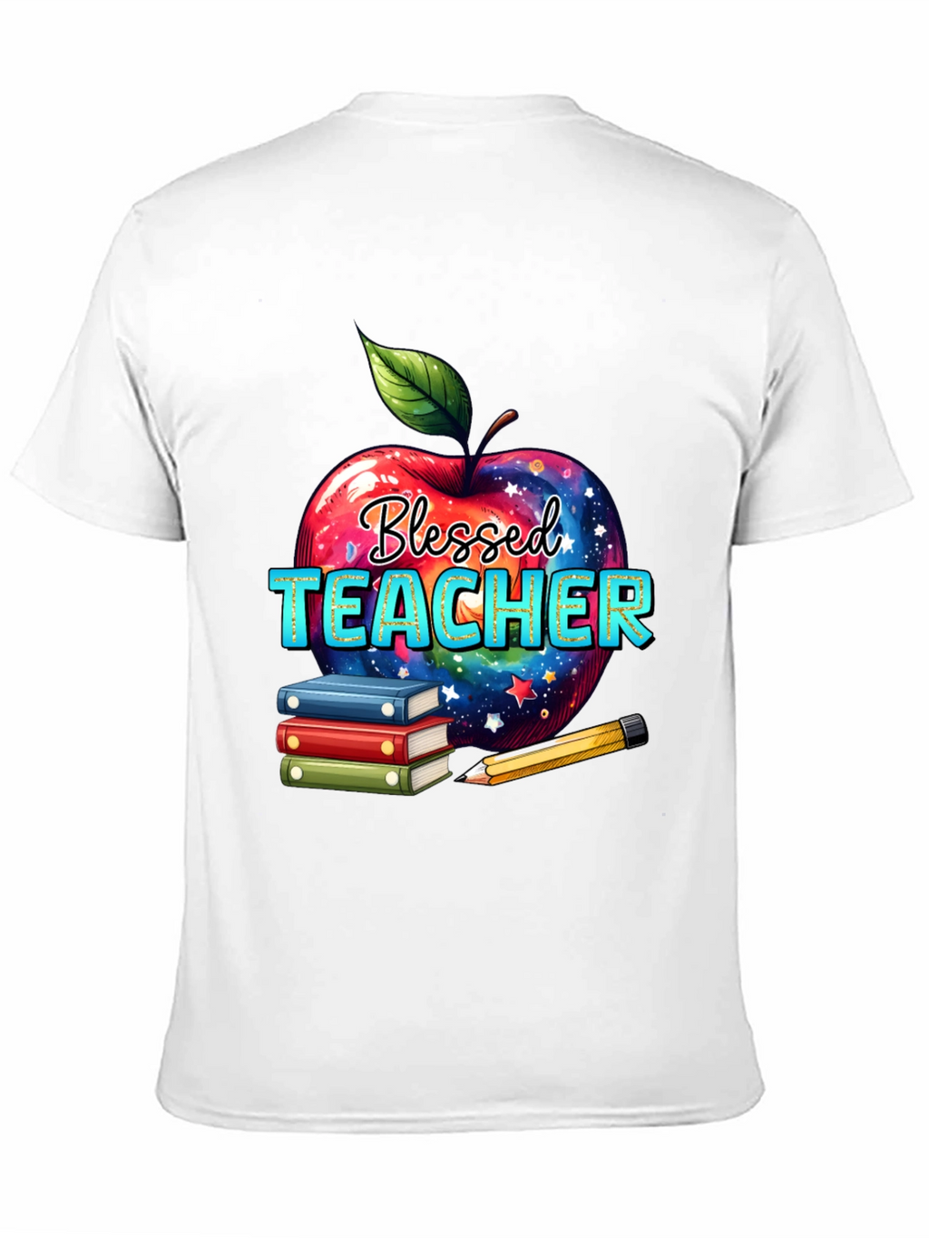 Blessed Teacher Apple T-Shirt