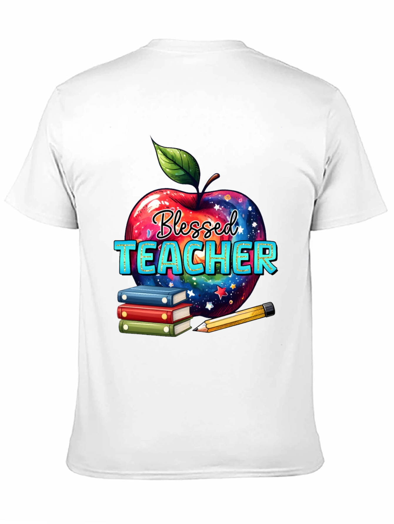 Blessed Teacher Apple T-Shirt
