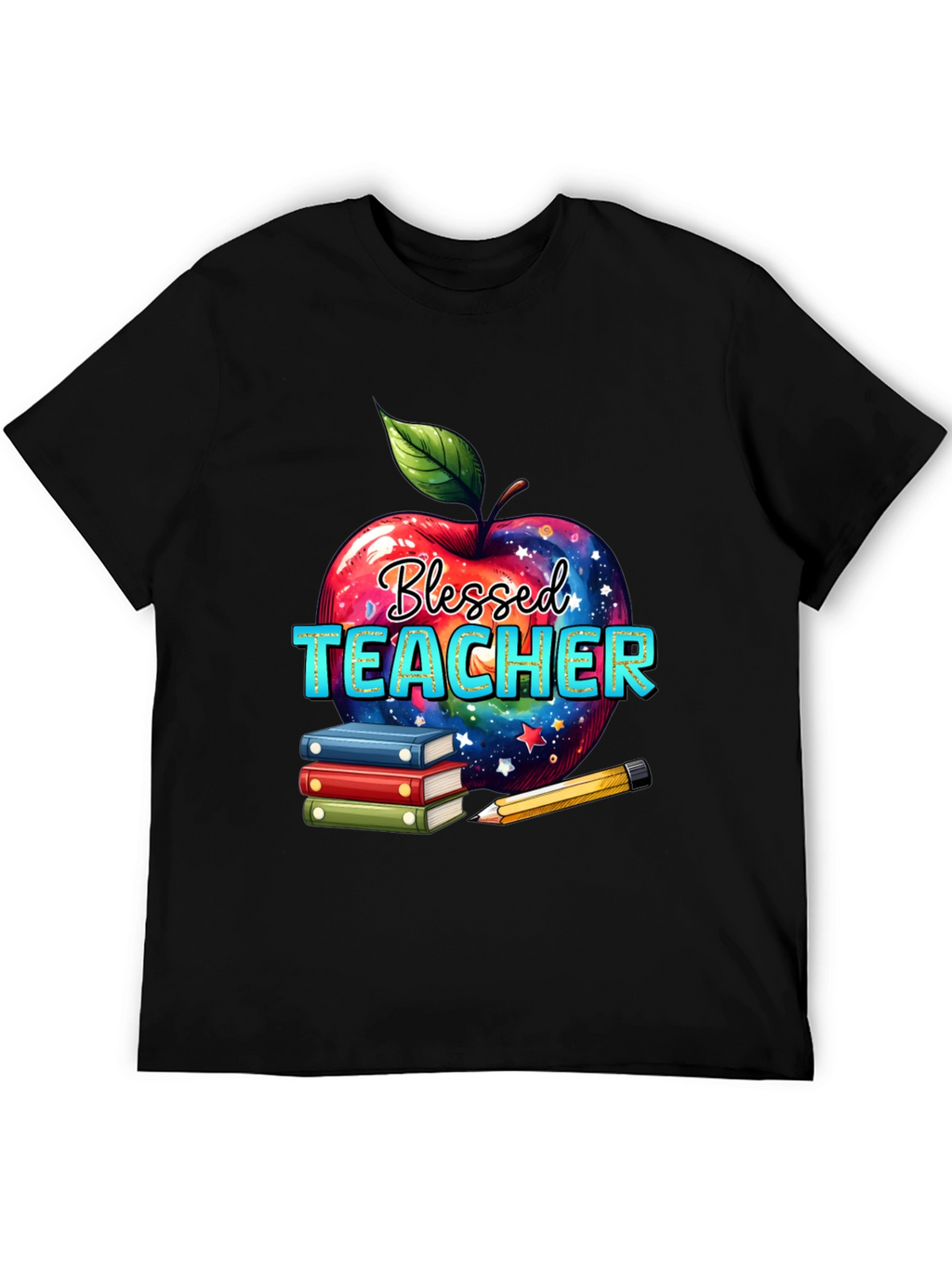 Blessed Teacher Apple T-Shirt