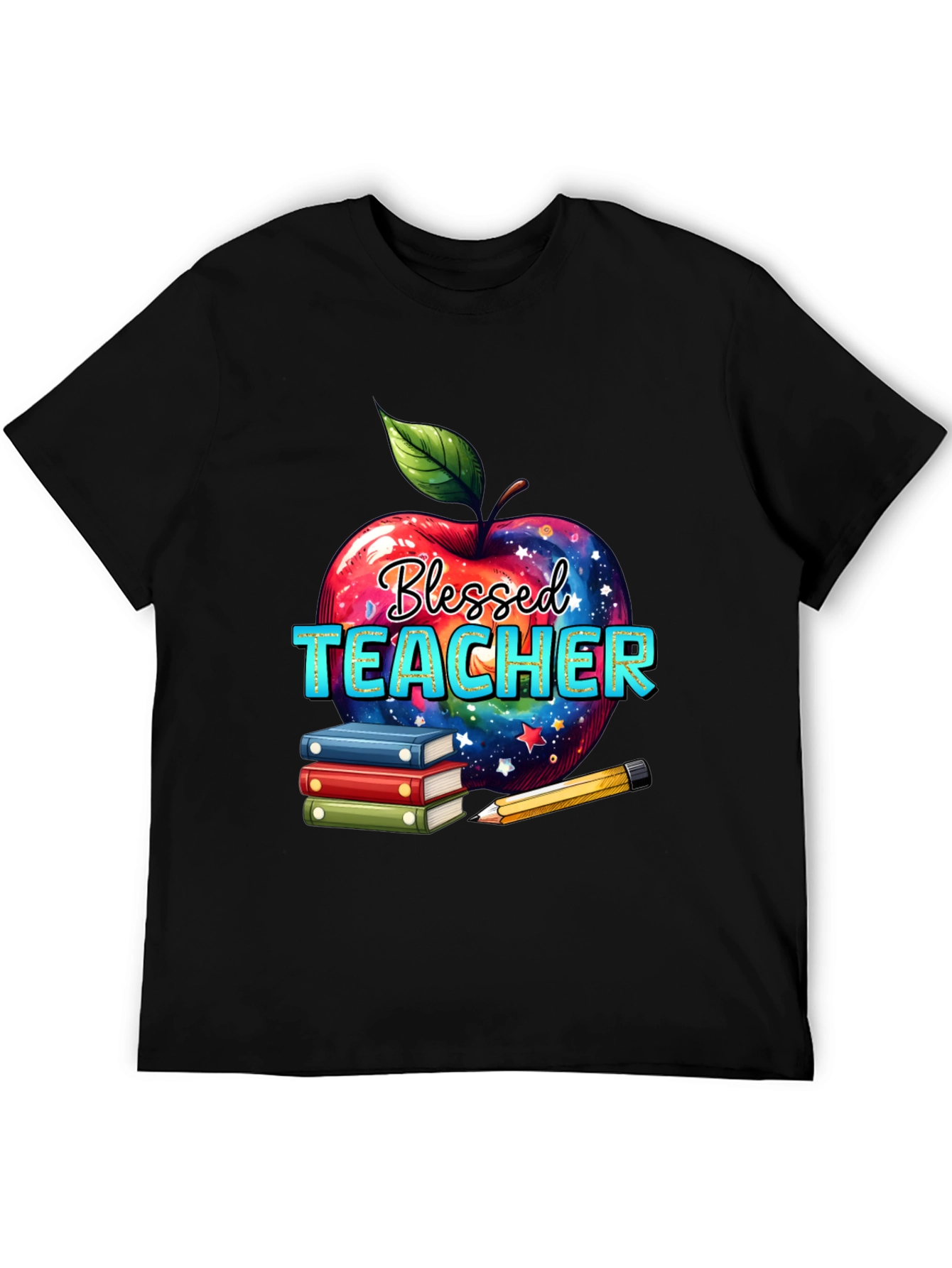Blessed Teacher Apple T-Shirt