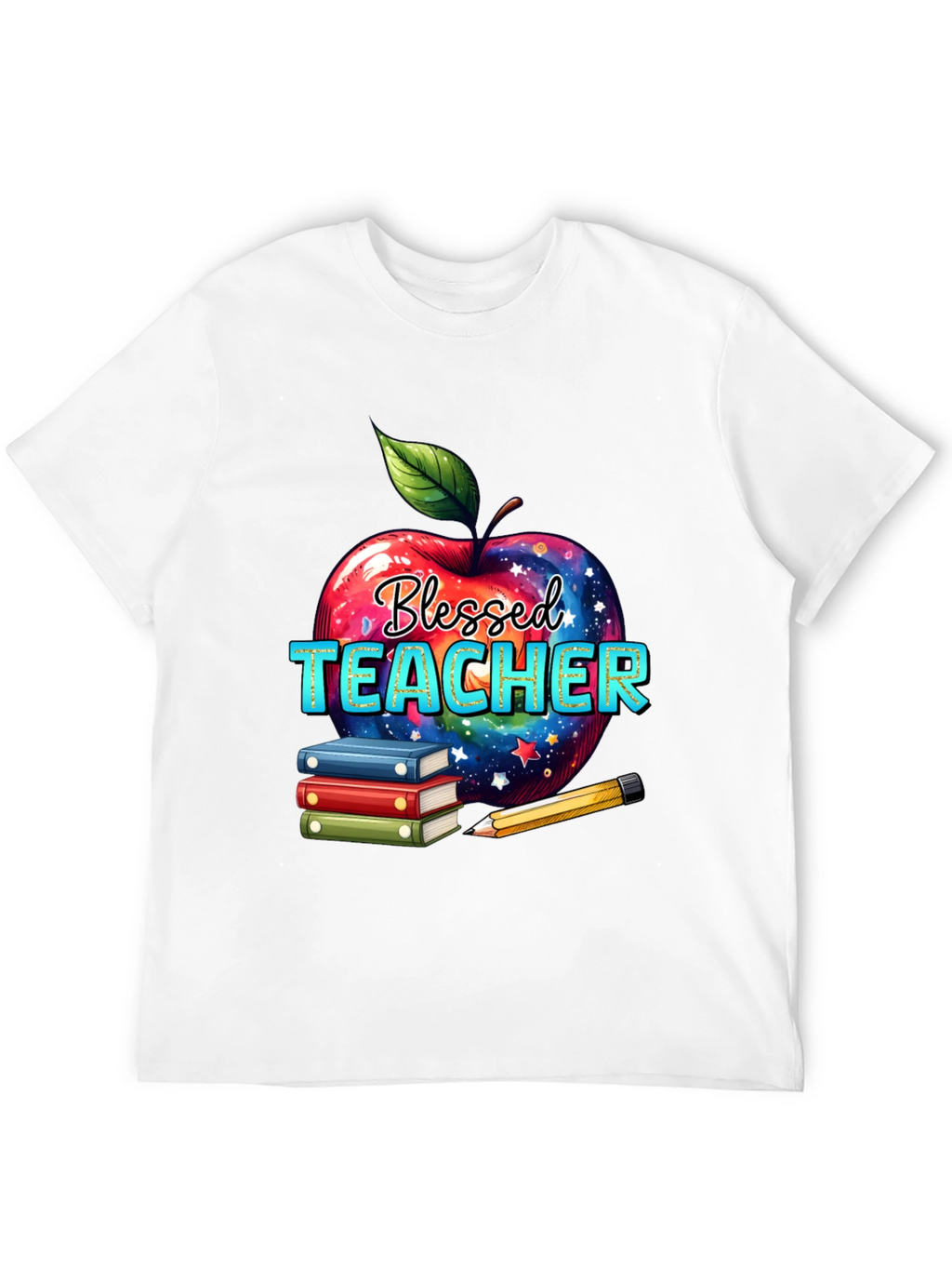 Blessed Teacher Apple T-Shirt
