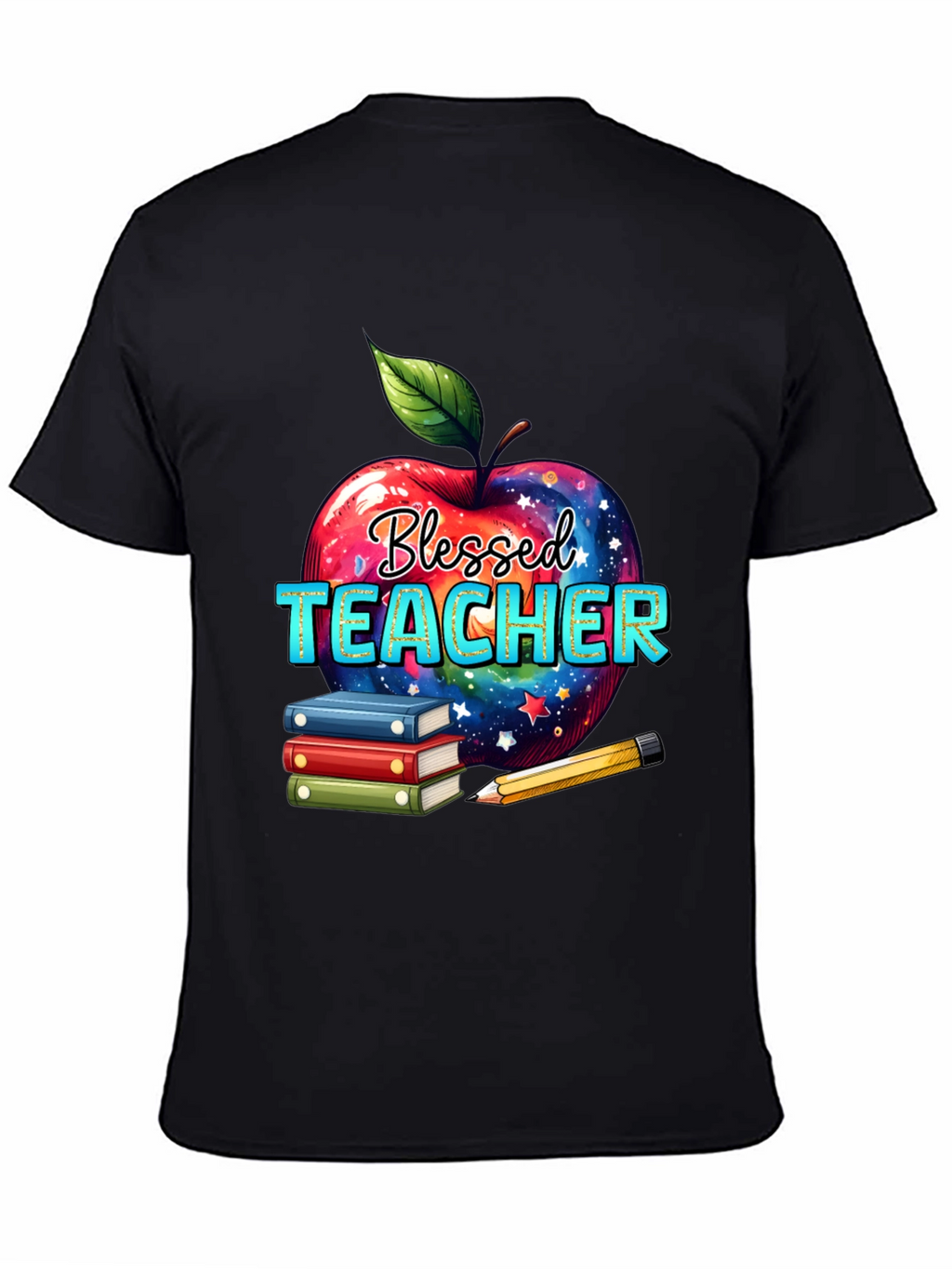 Blessed Teacher Apple T-Shirt