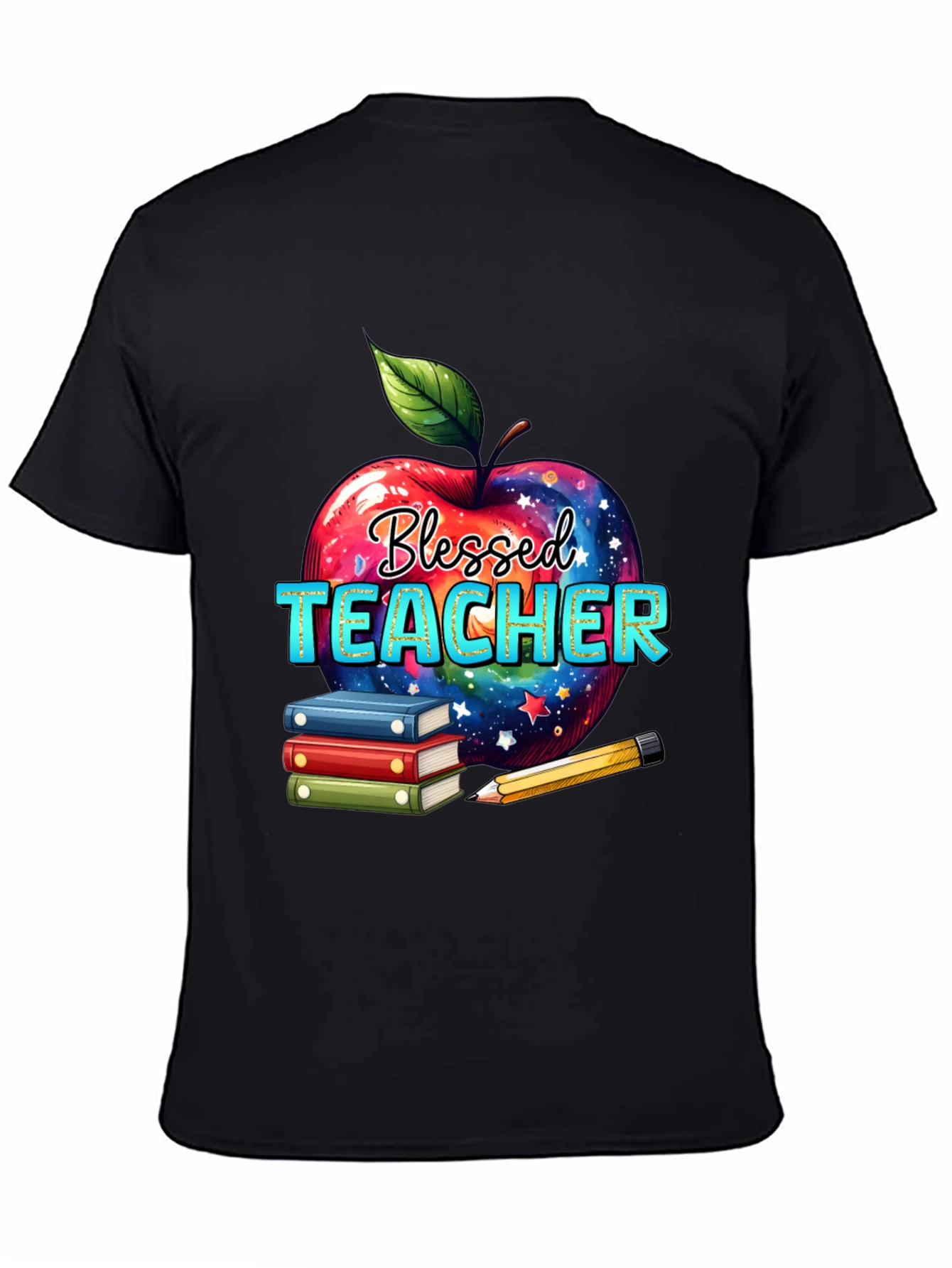 Blessed Teacher Apple T-Shirt