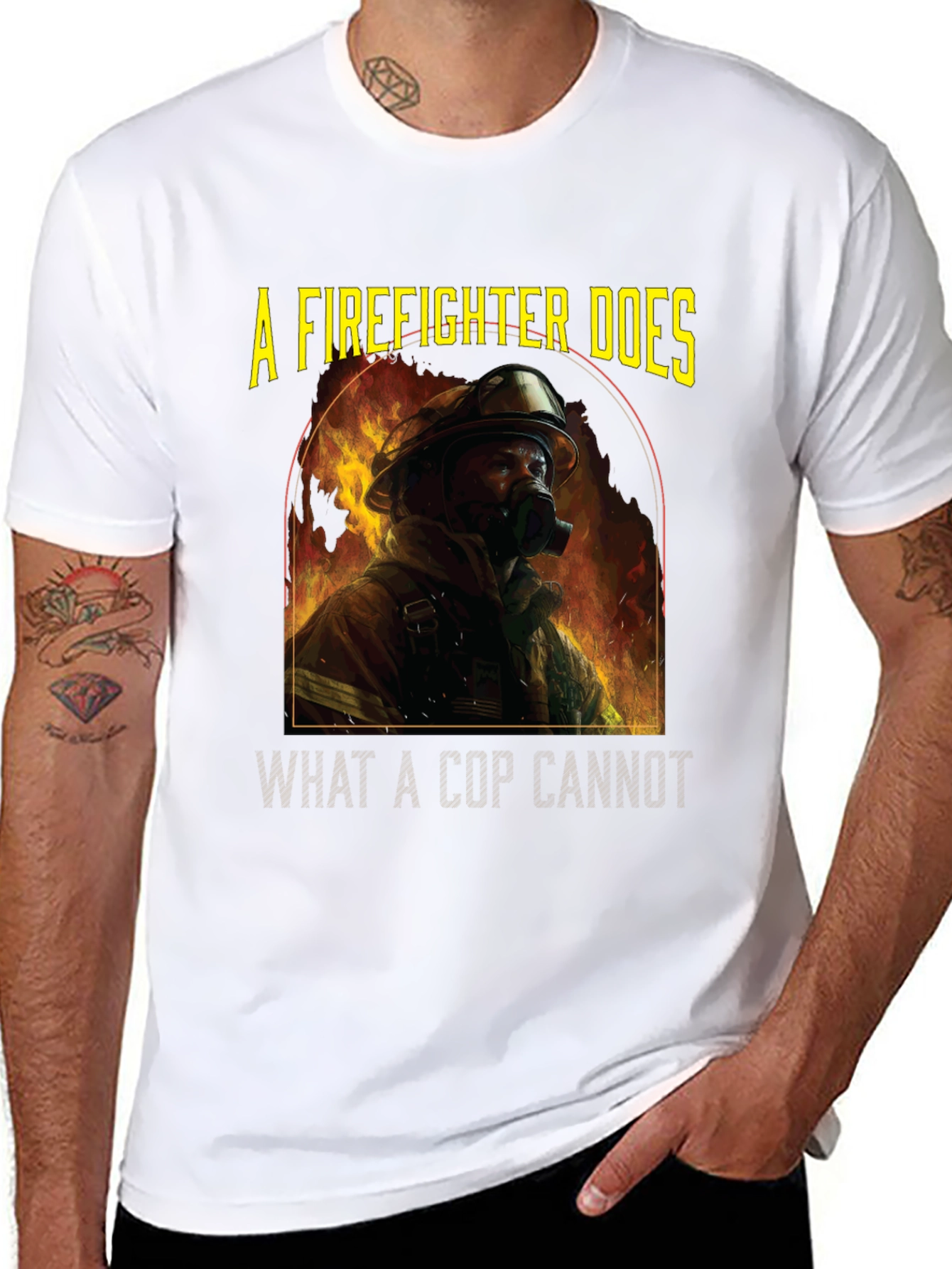 Firefighter T-Shirt: A Firefighter Does