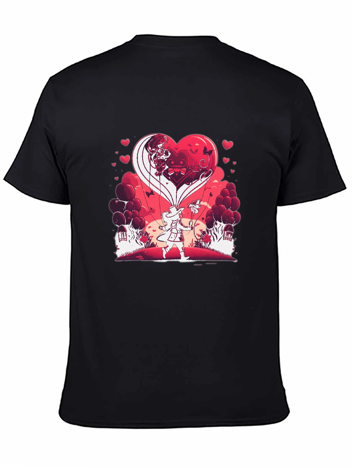 Heart Balloon T-Shirt - Romantic Valentines Day Design