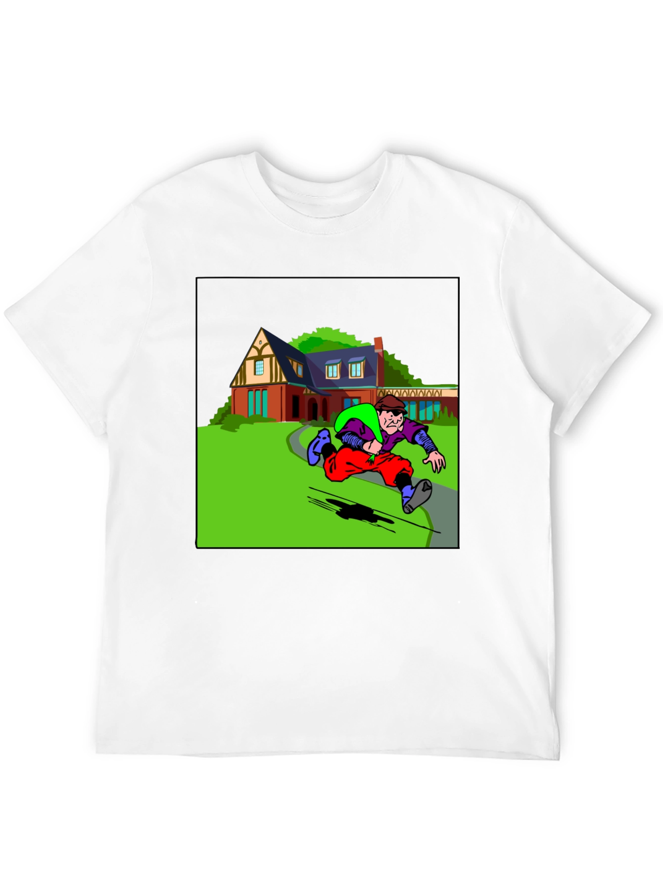 Cartoon Burglar T-Shirt
