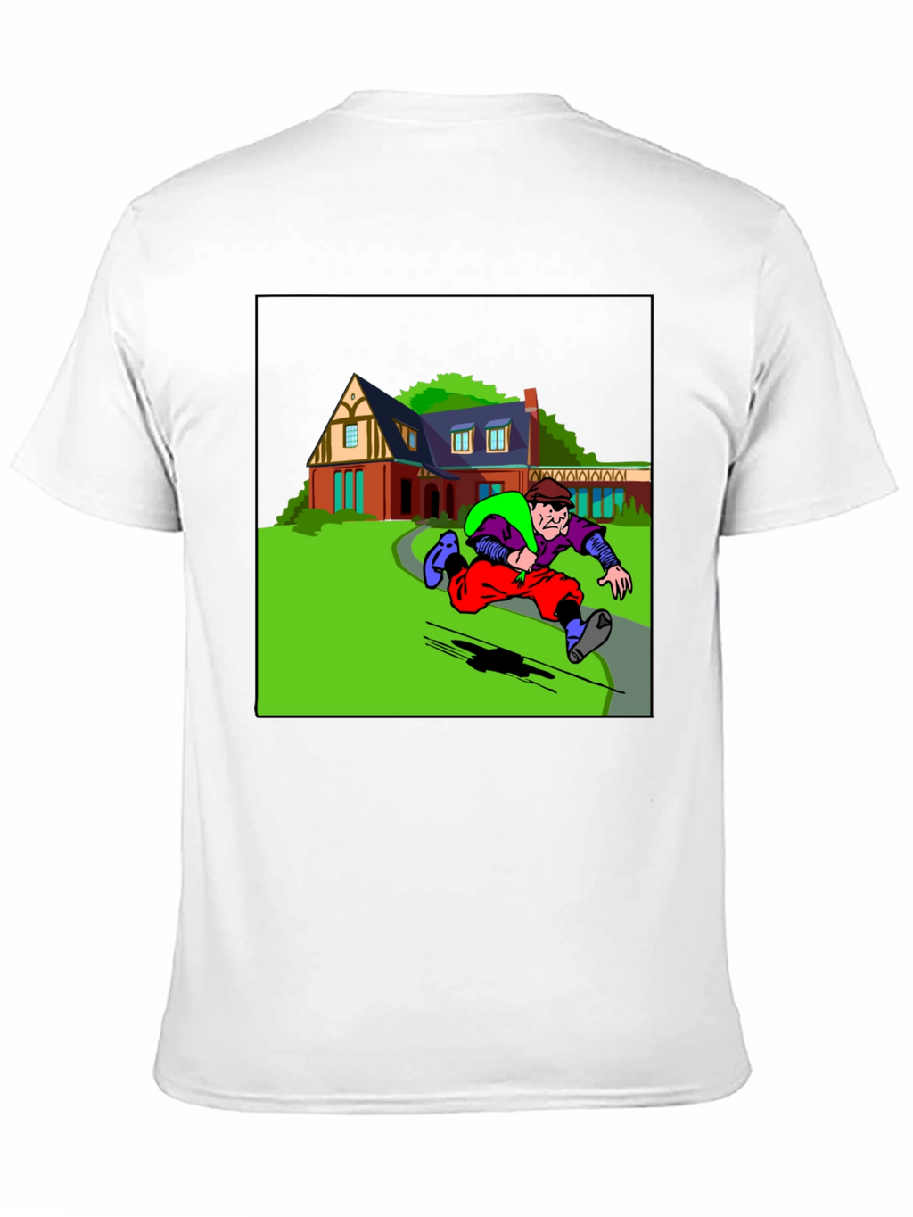 Cartoon Burglar T-Shirt