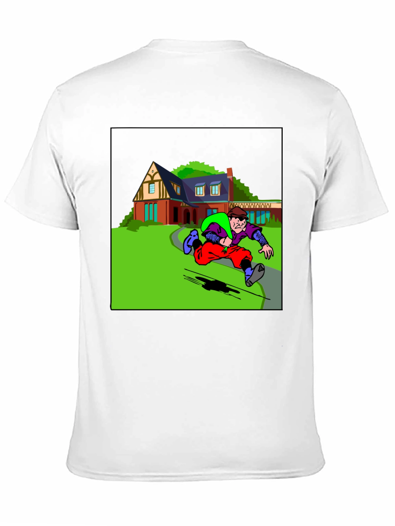 Cartoon Burglar T-Shirt