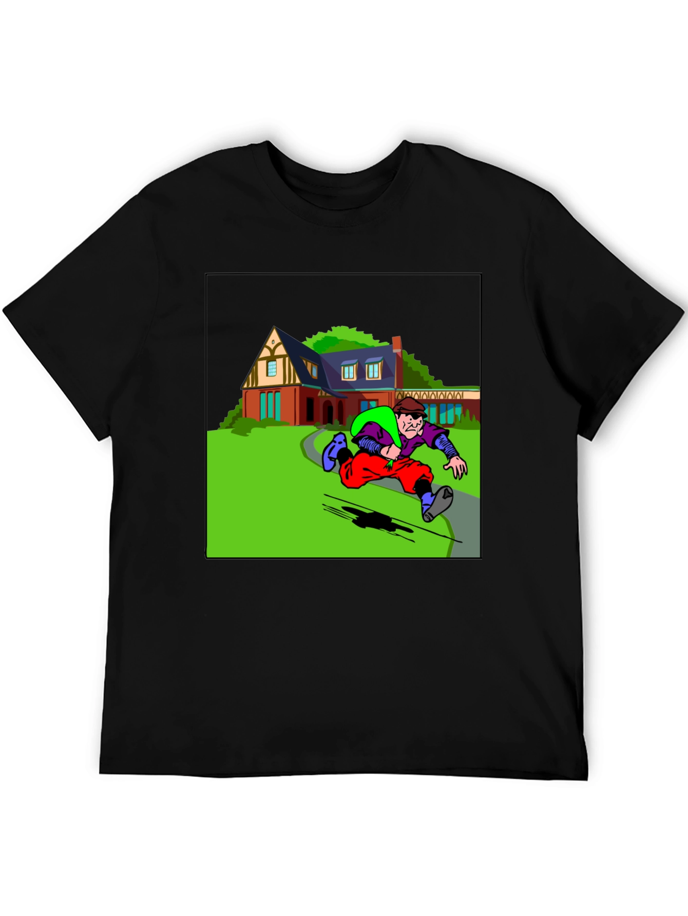 Cartoon Burglar T-Shirt