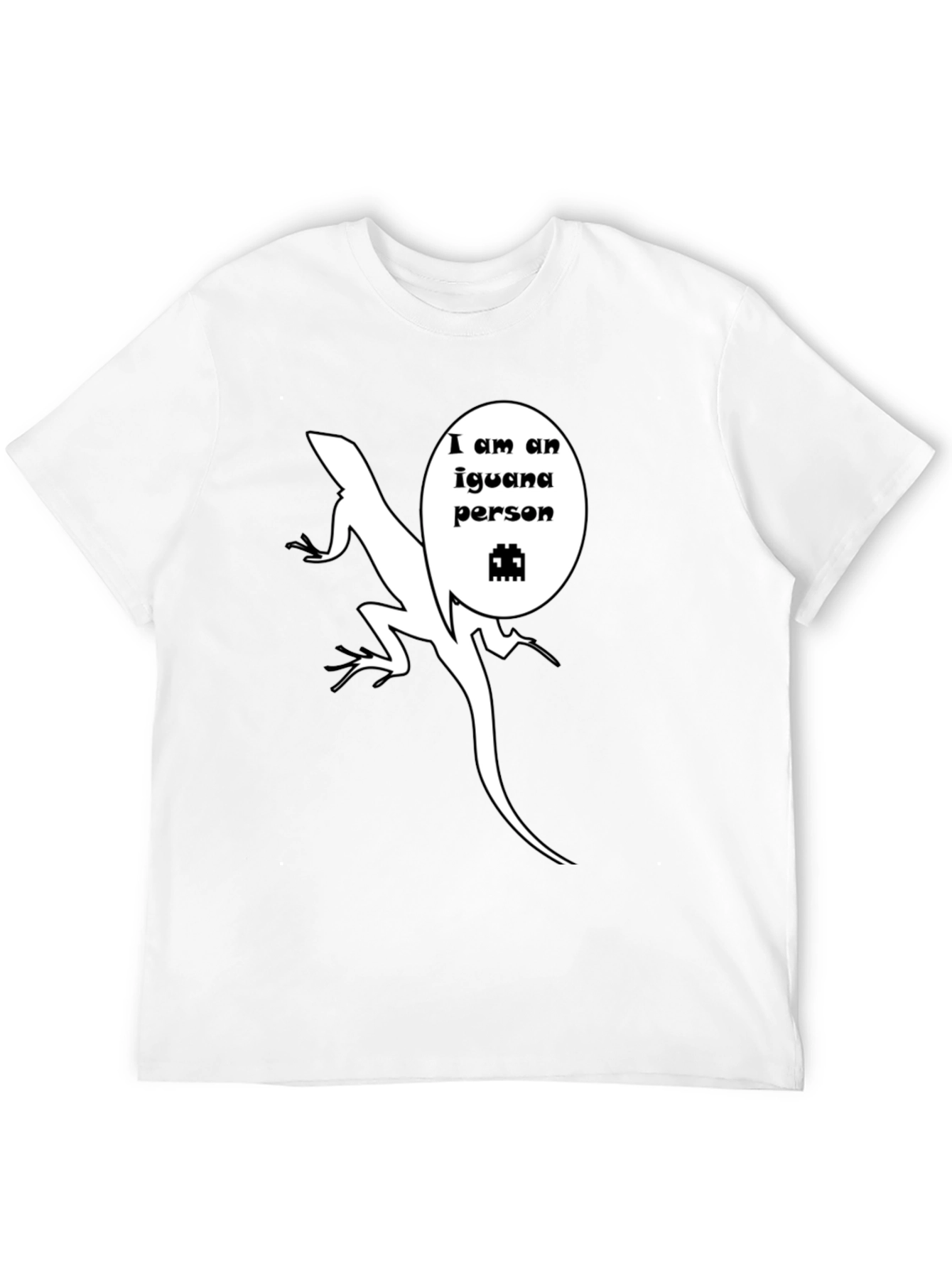 Iguana Person T-Shirt - Funny Reptile Graphic Tee