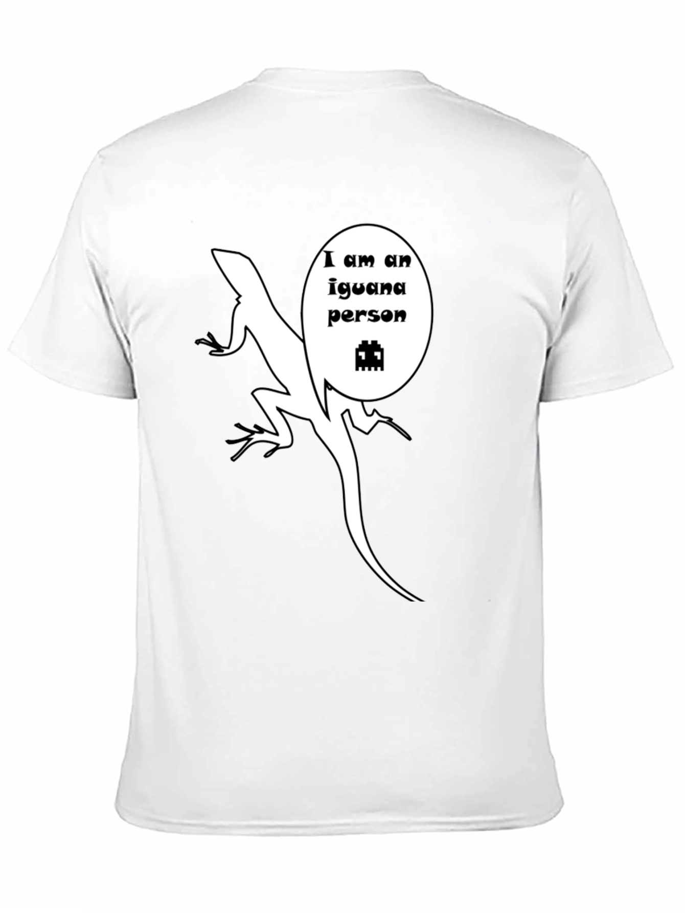 Iguana Person T-Shirt - Funny Reptile Graphic Tee