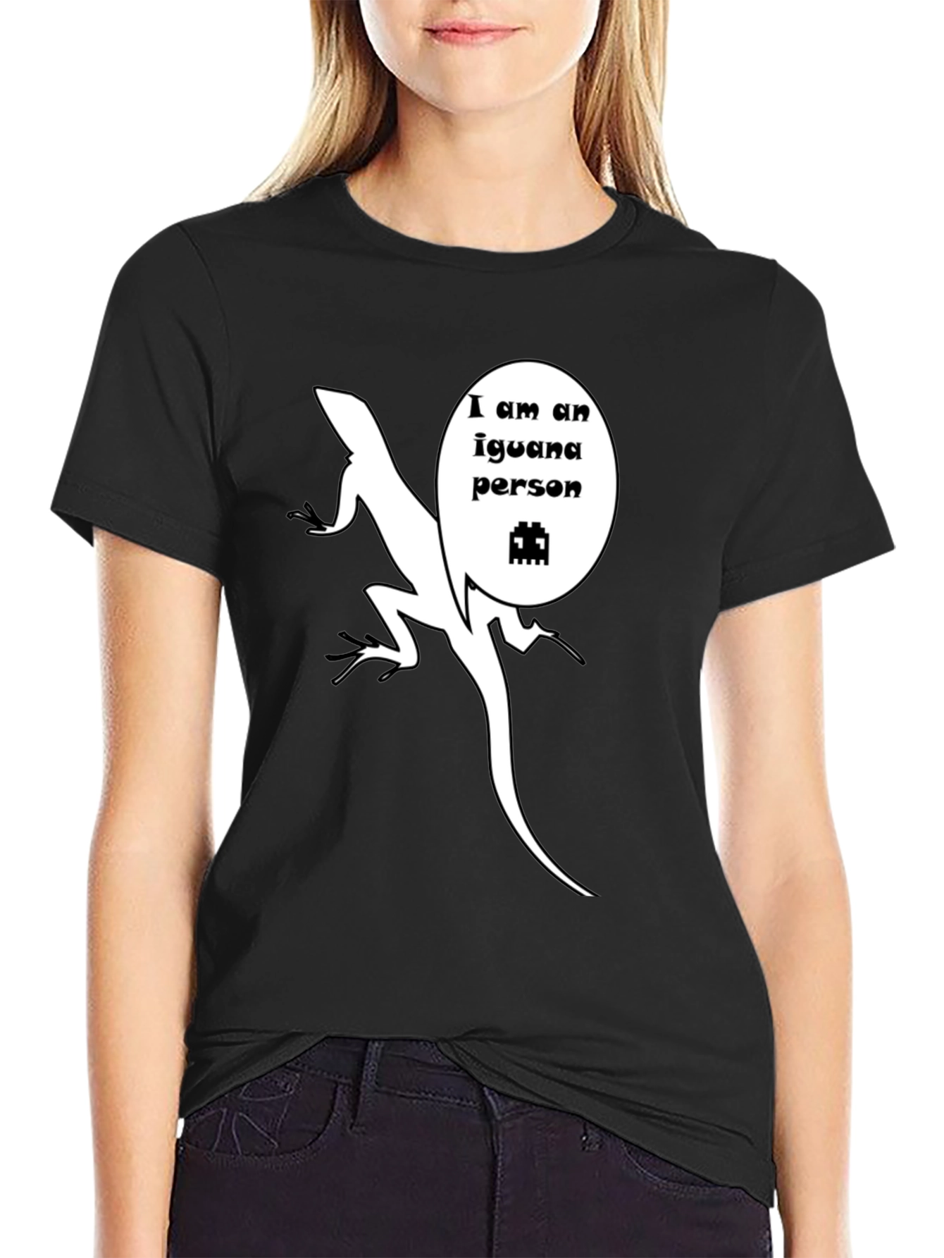 Iguana Person T-Shirt - Funny Reptile Graphic Tee