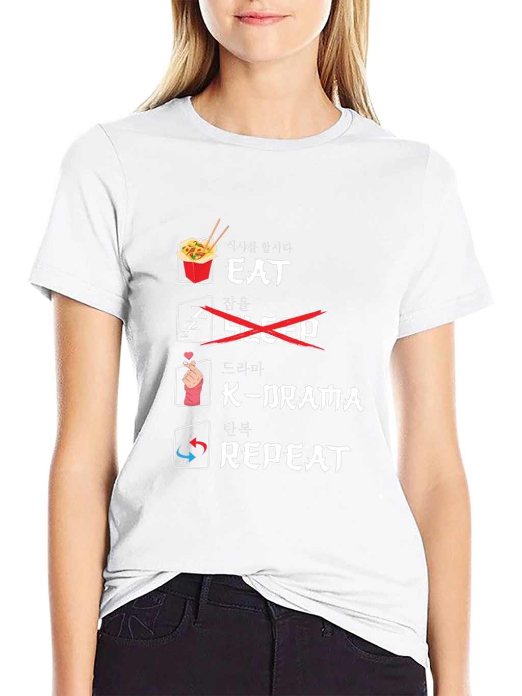 Eat K-Drama Repeat T-Shirt