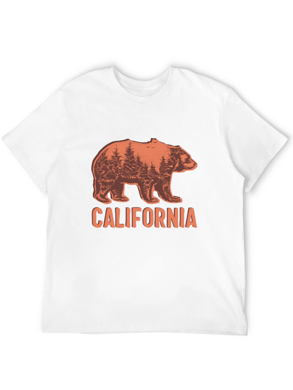California Bear Graphic Crew Neck T-Shirt