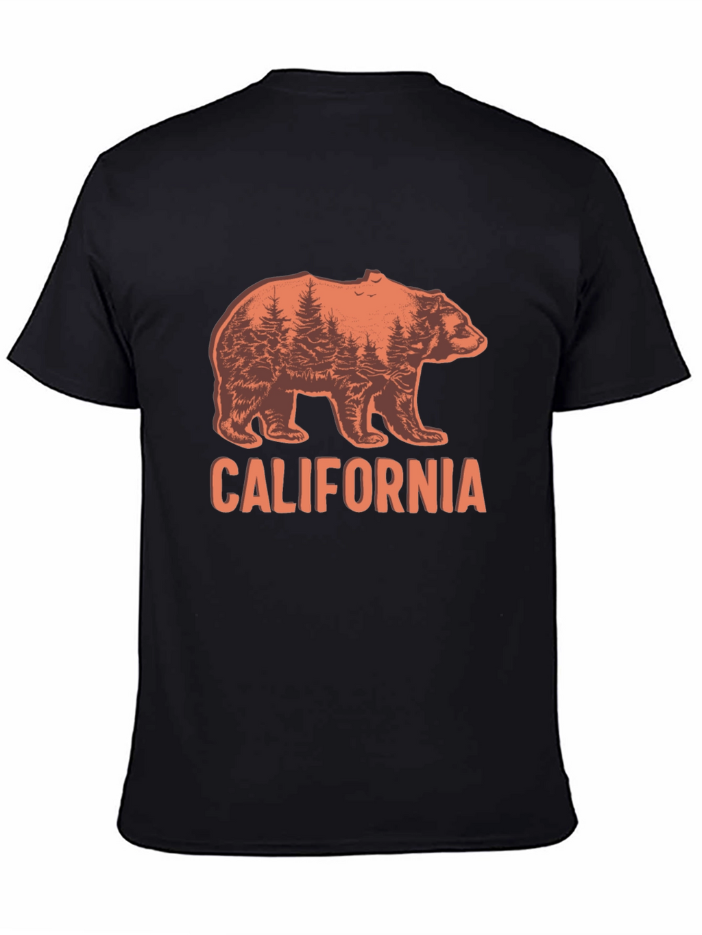California Bear Graphic Crew Neck T-Shirt