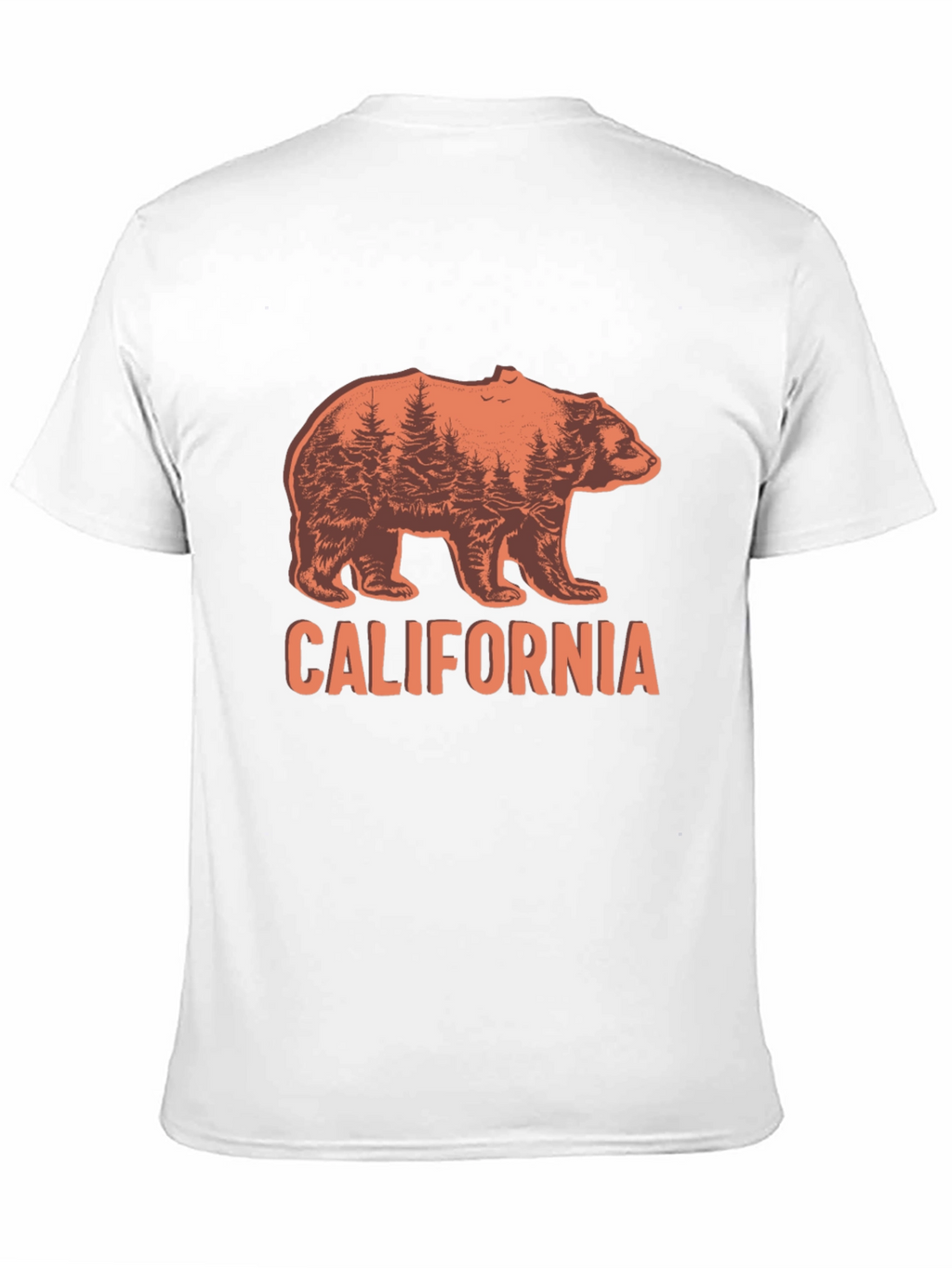 California Bear Graphic Crew Neck T-Shirt