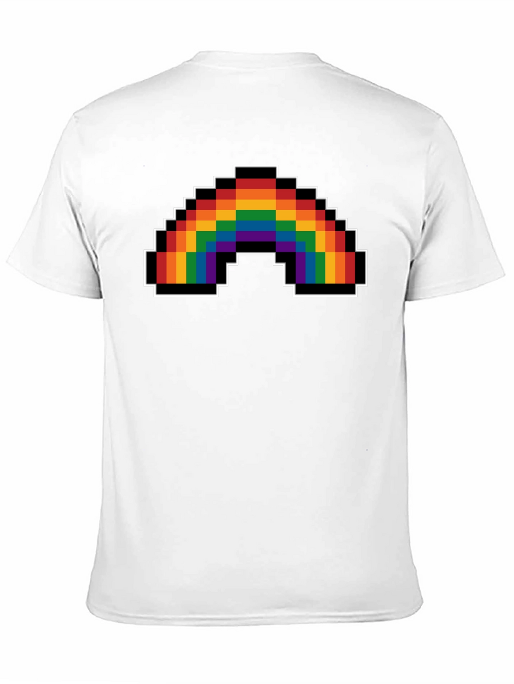 Pixel Rainbow Graphic T-Shirt - Pride Apparel
