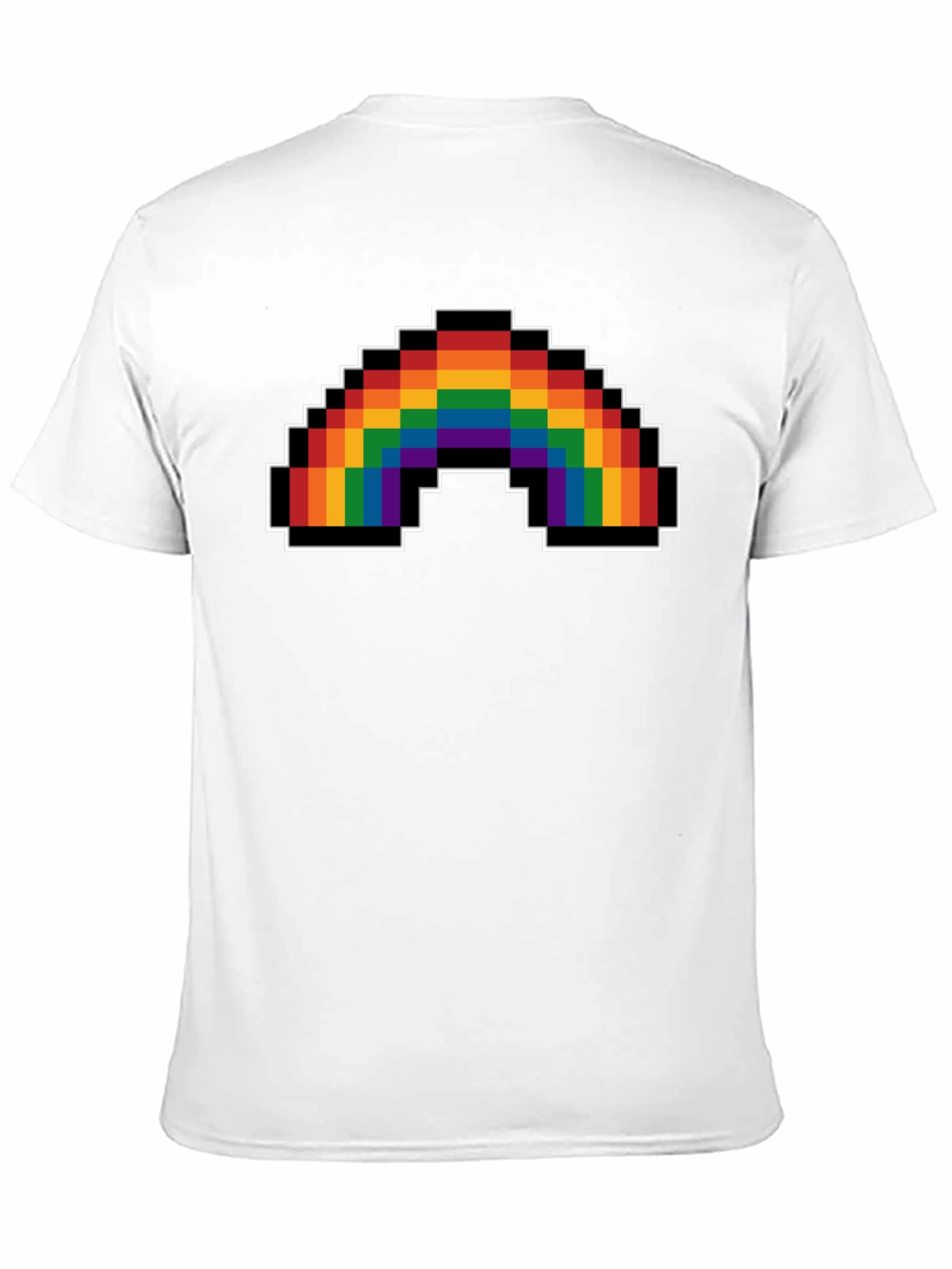 Pixel Rainbow Graphic T-Shirt - Pride Apparel