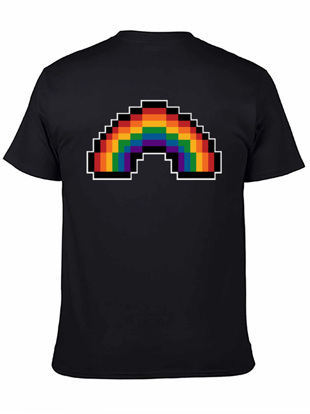 Pixel Rainbow Graphic T-Shirt - Pride Apparel