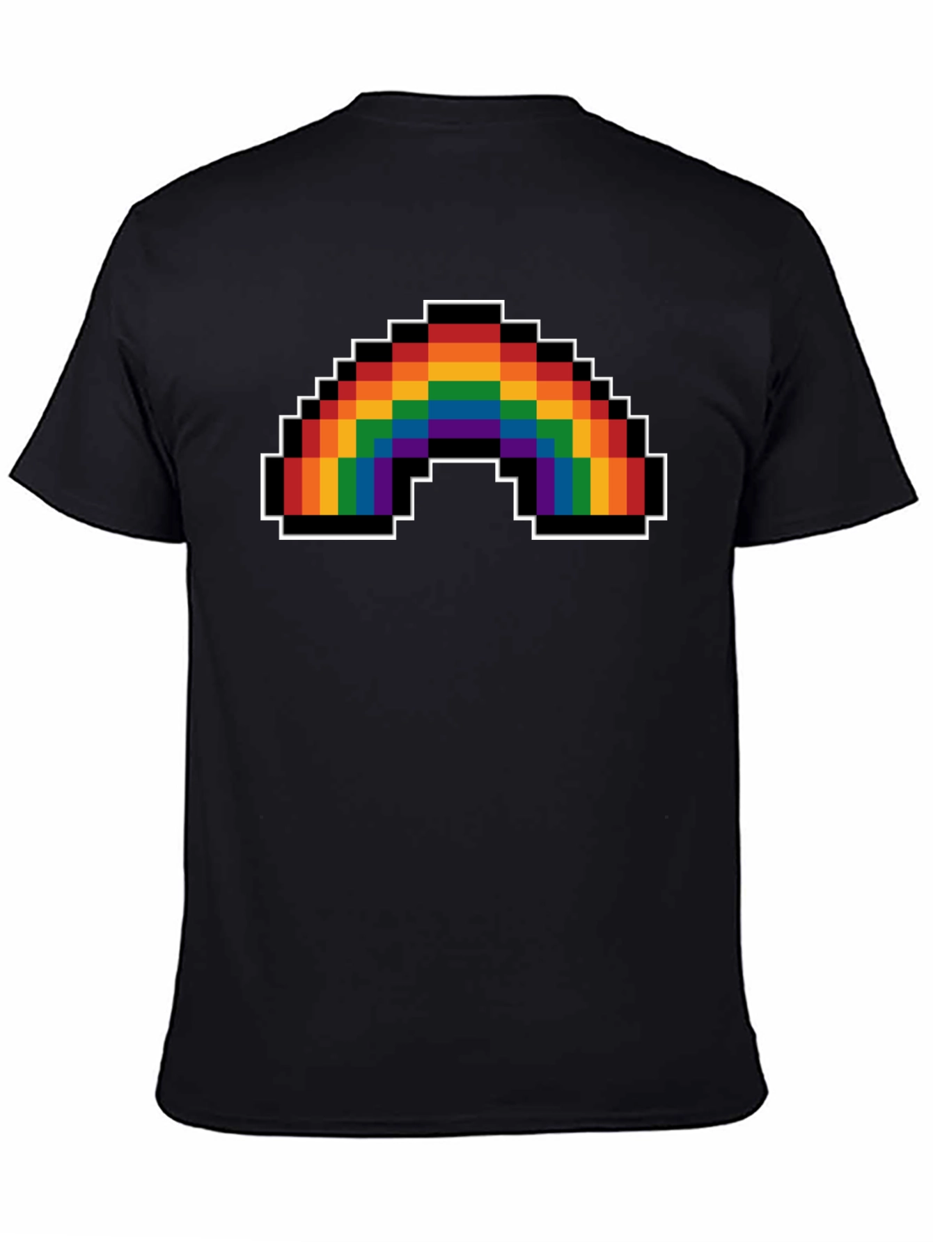 Pixel Rainbow Graphic T-Shirt - Pride Apparel