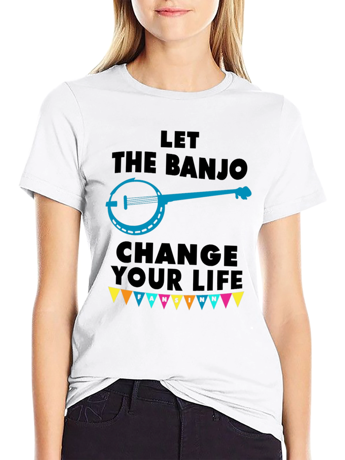 Let the Banjo Change Your Life Black T-Shirt
