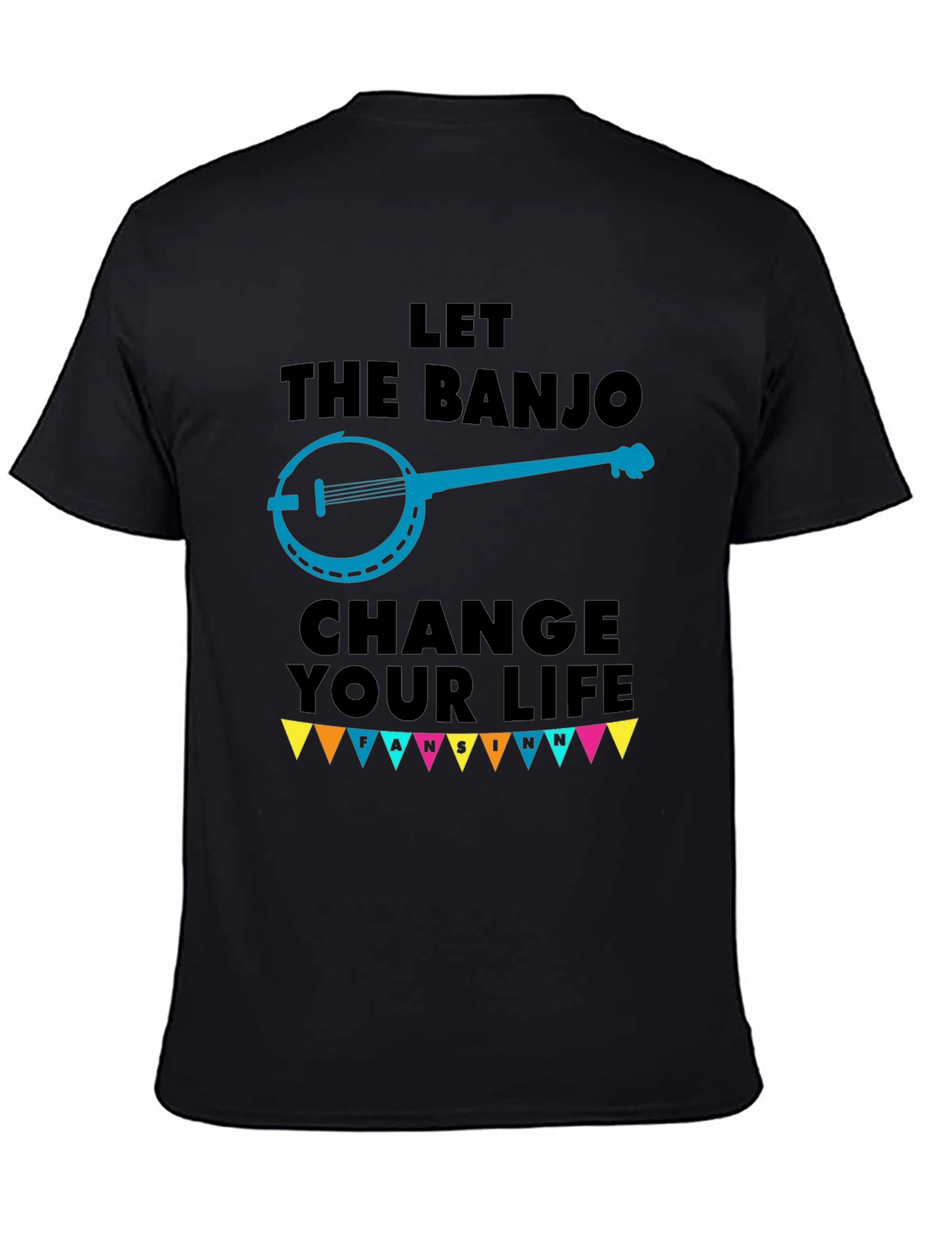 Let the Banjo Change Your Life Black T-Shirt