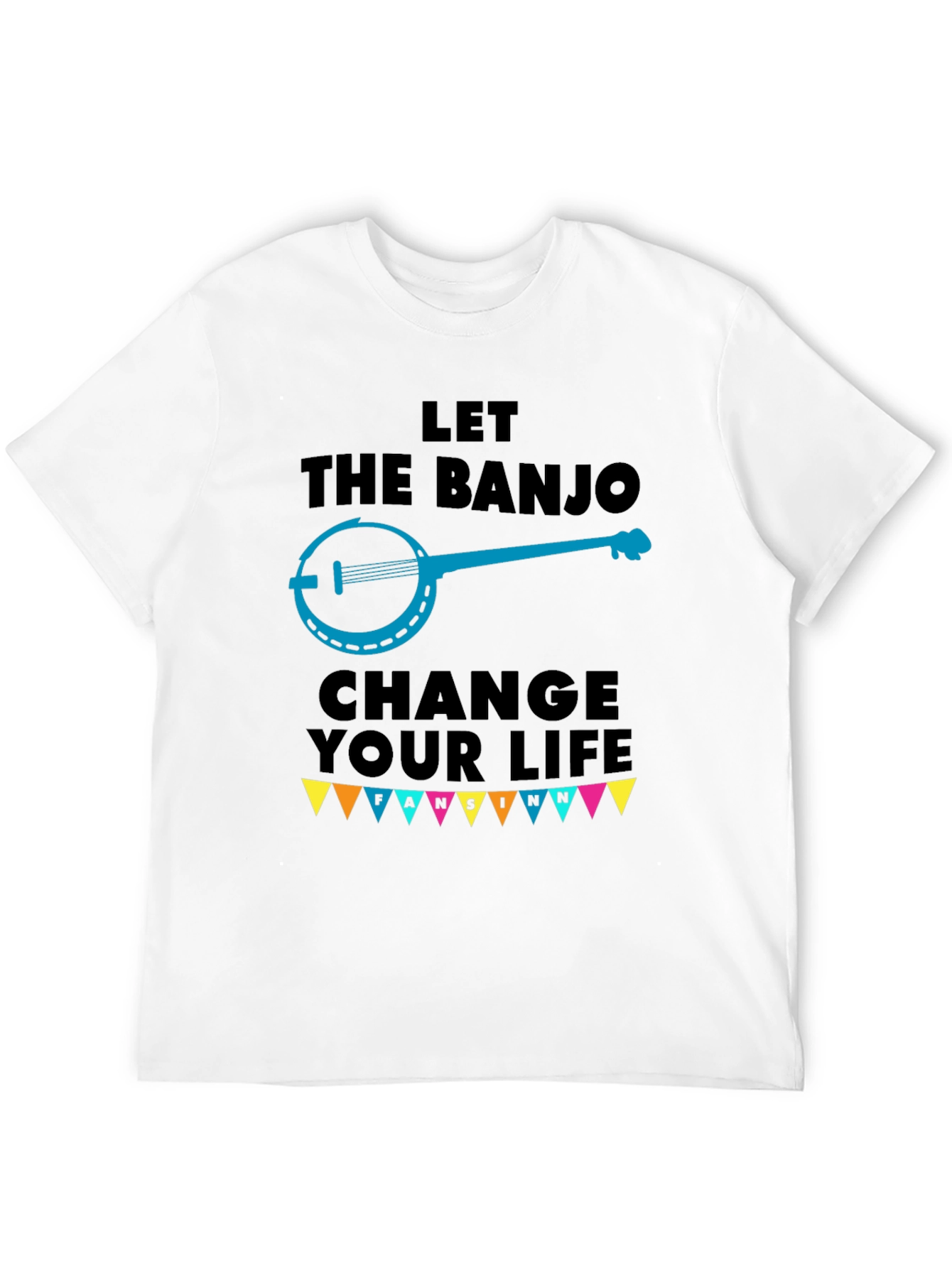 Let the Banjo Change Your Life Black T-Shirt