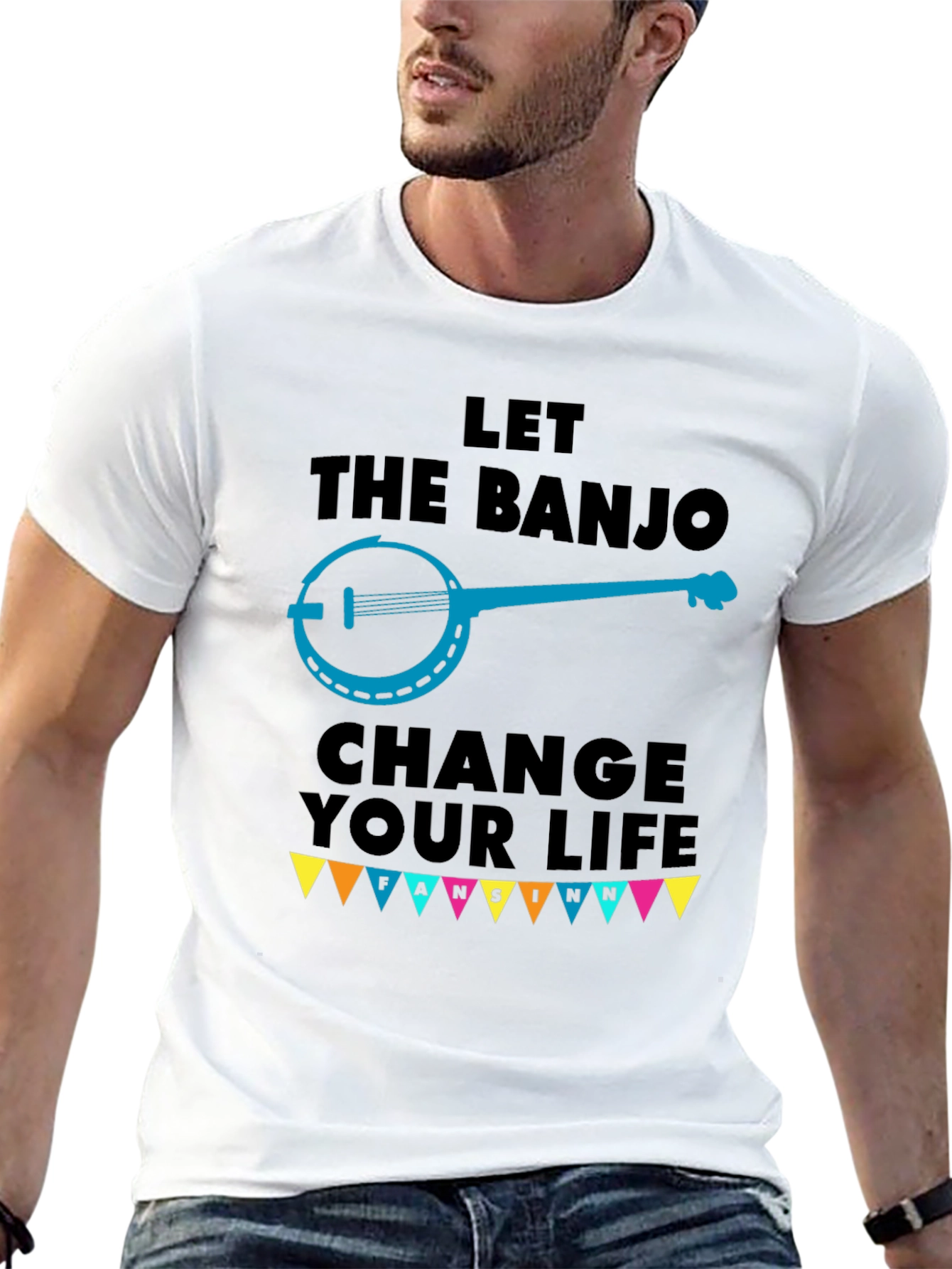 Let the Banjo Change Your Life Black T-Shirt