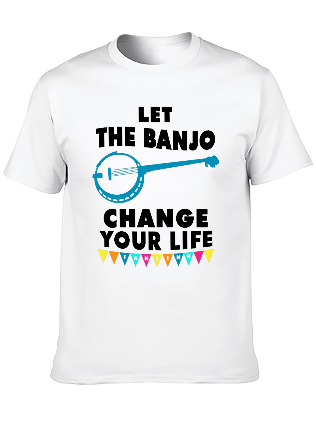 Let the Banjo Change Your Life Black T-Shirt