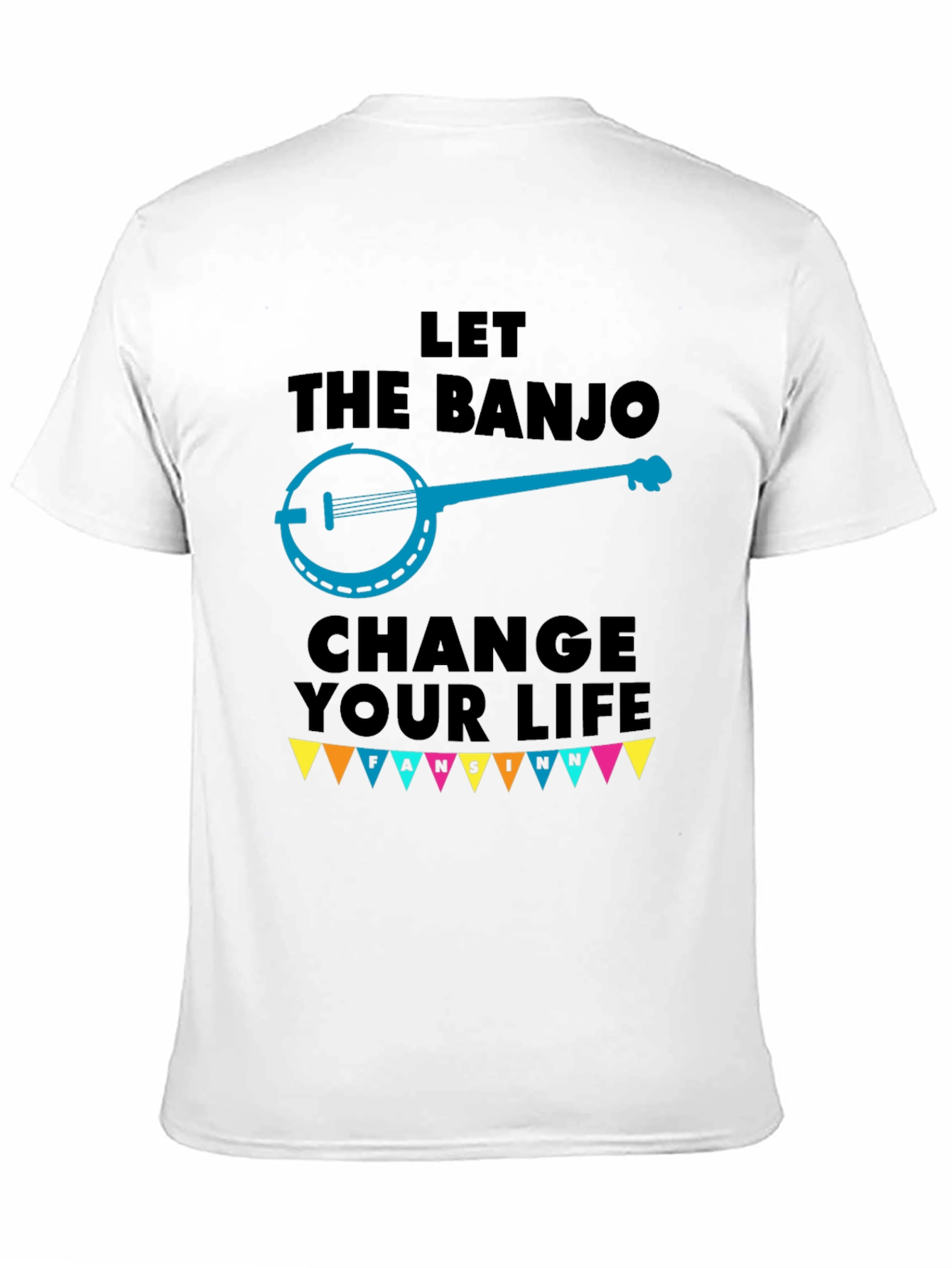 Let the Banjo Change Your Life Black T-Shirt