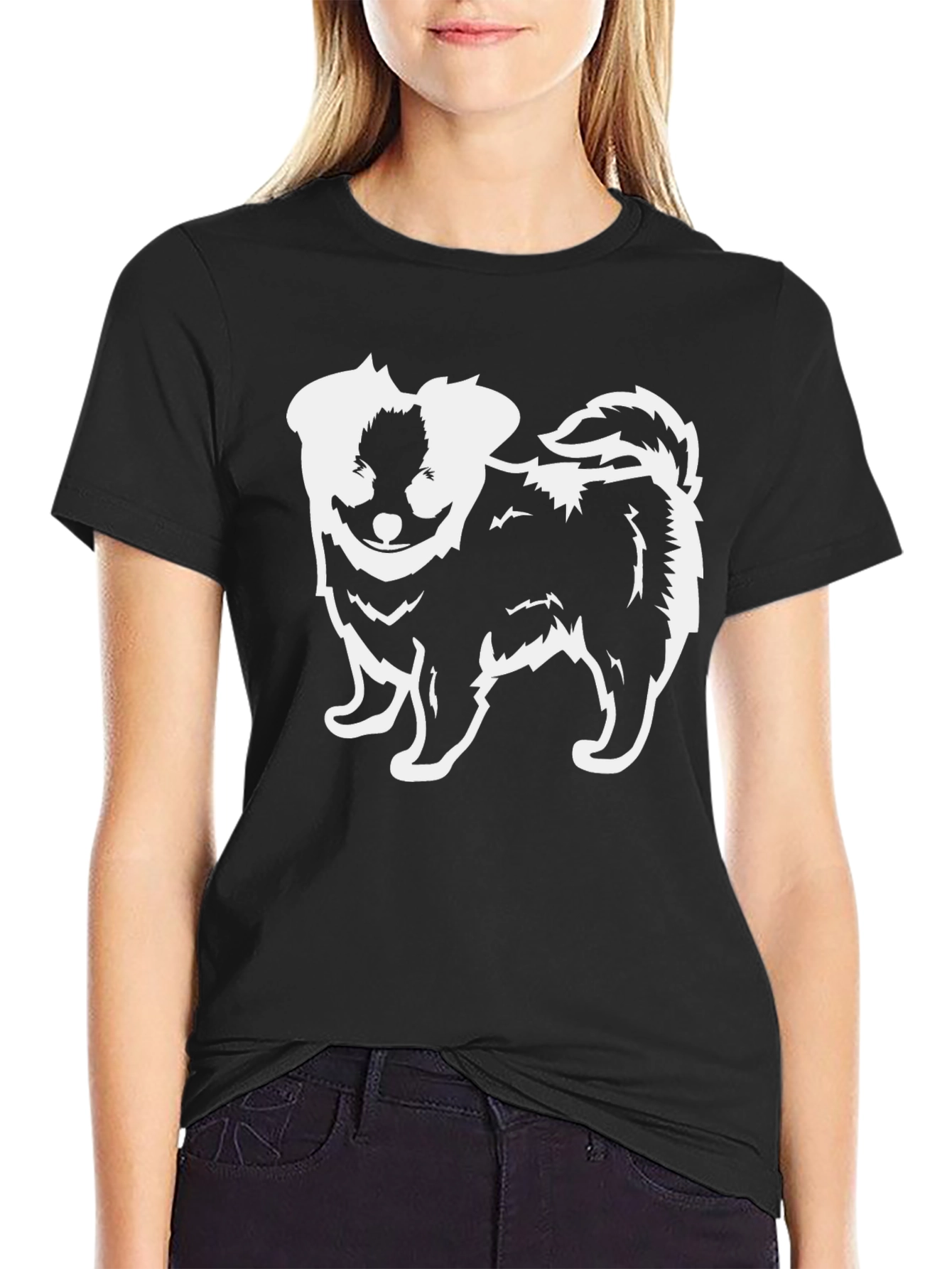 Dog Graphic Tee - Stylish & Comfortable Black T-Shirt