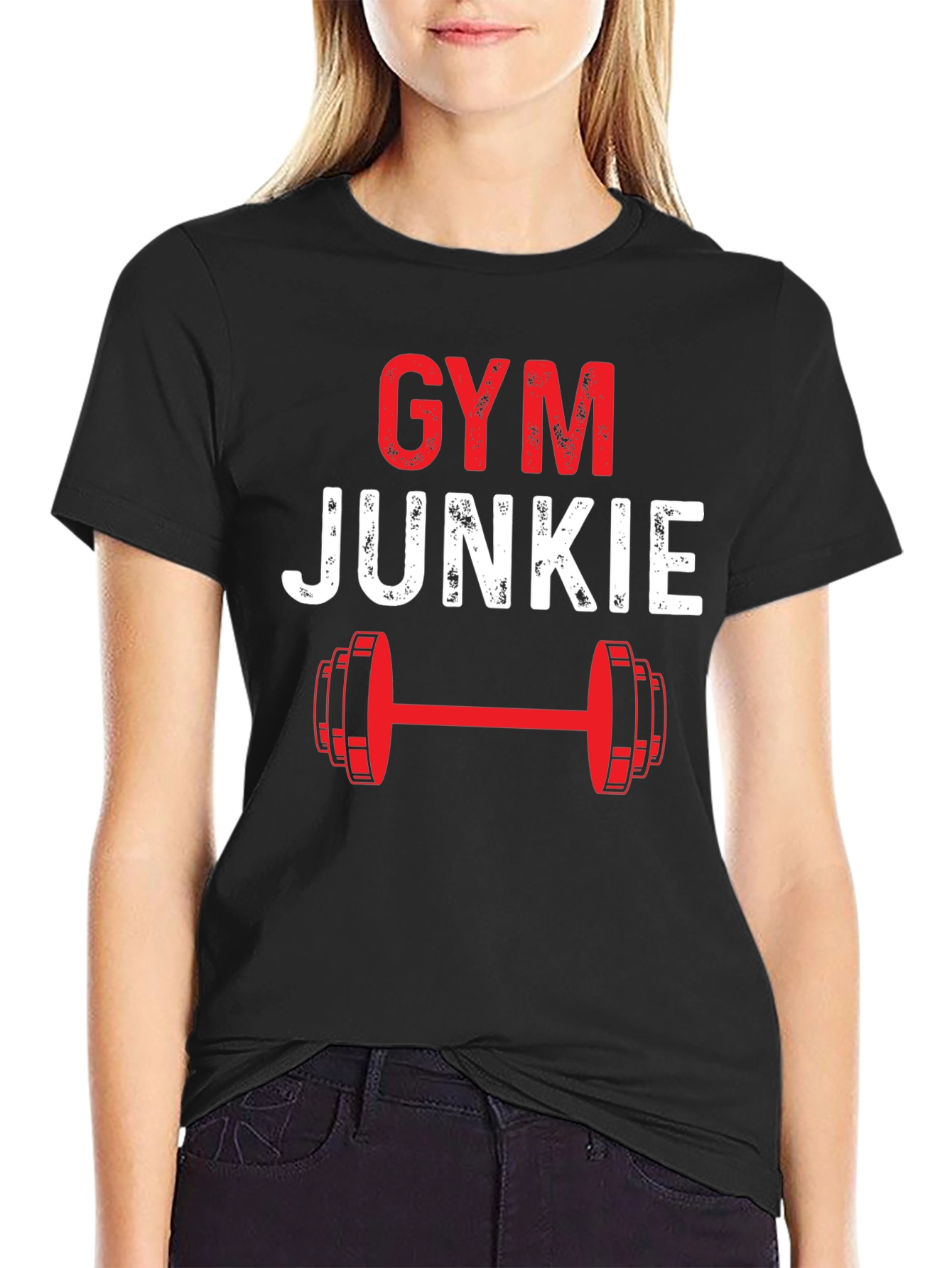Gym Junkie Graphic Tee - Workout Motivation