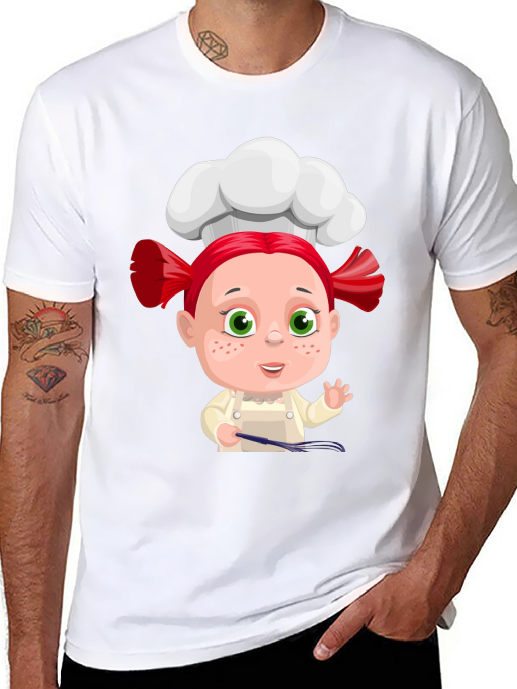 Chef Cartoon Graphic Tee