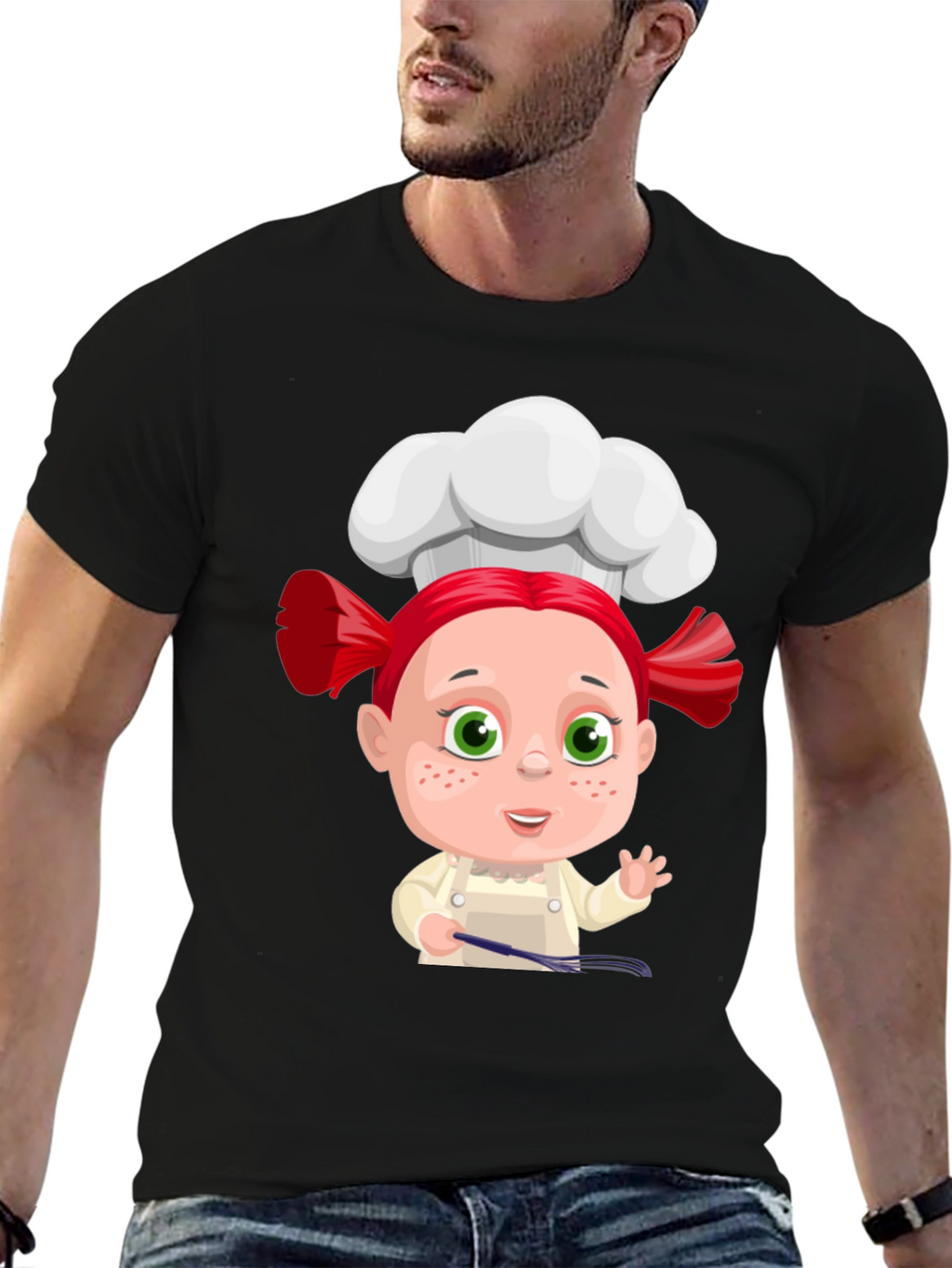 Chef Cartoon Graphic Tee