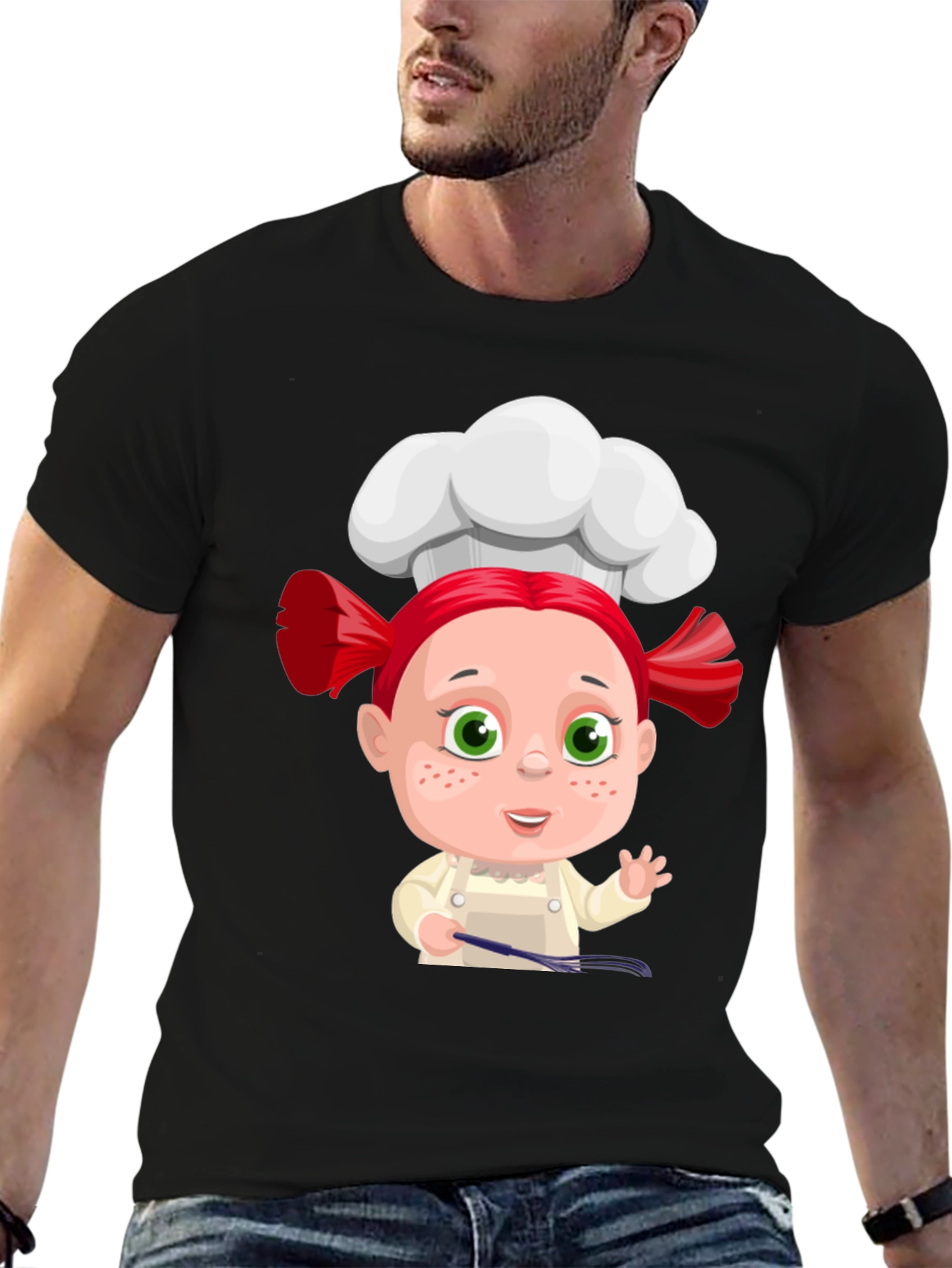 Chef Cartoon Graphic Tee