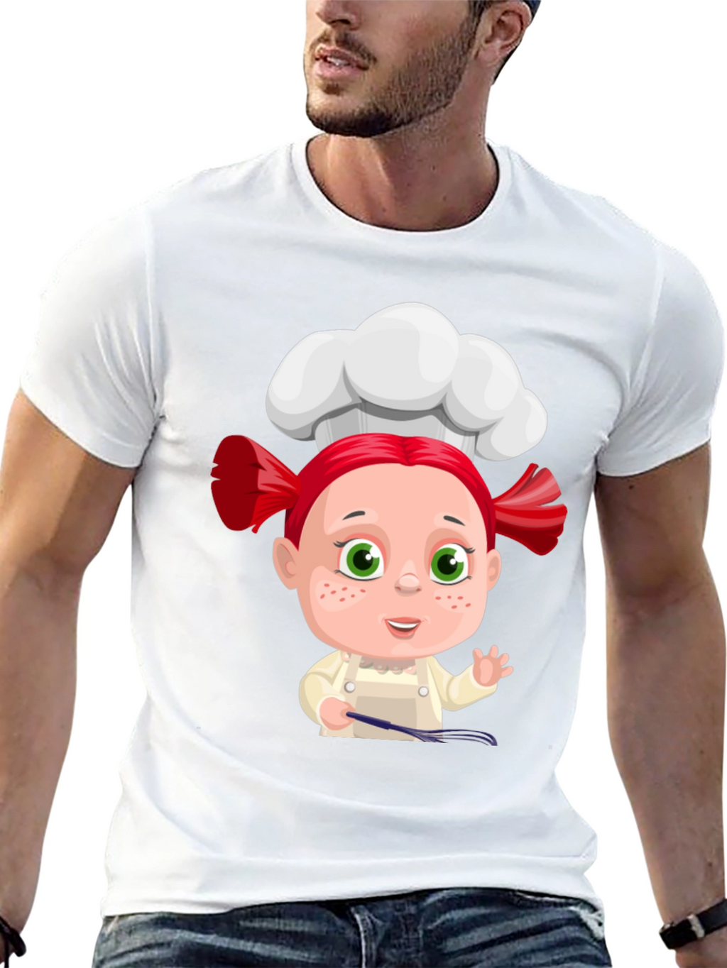 Chef Cartoon Graphic Tee