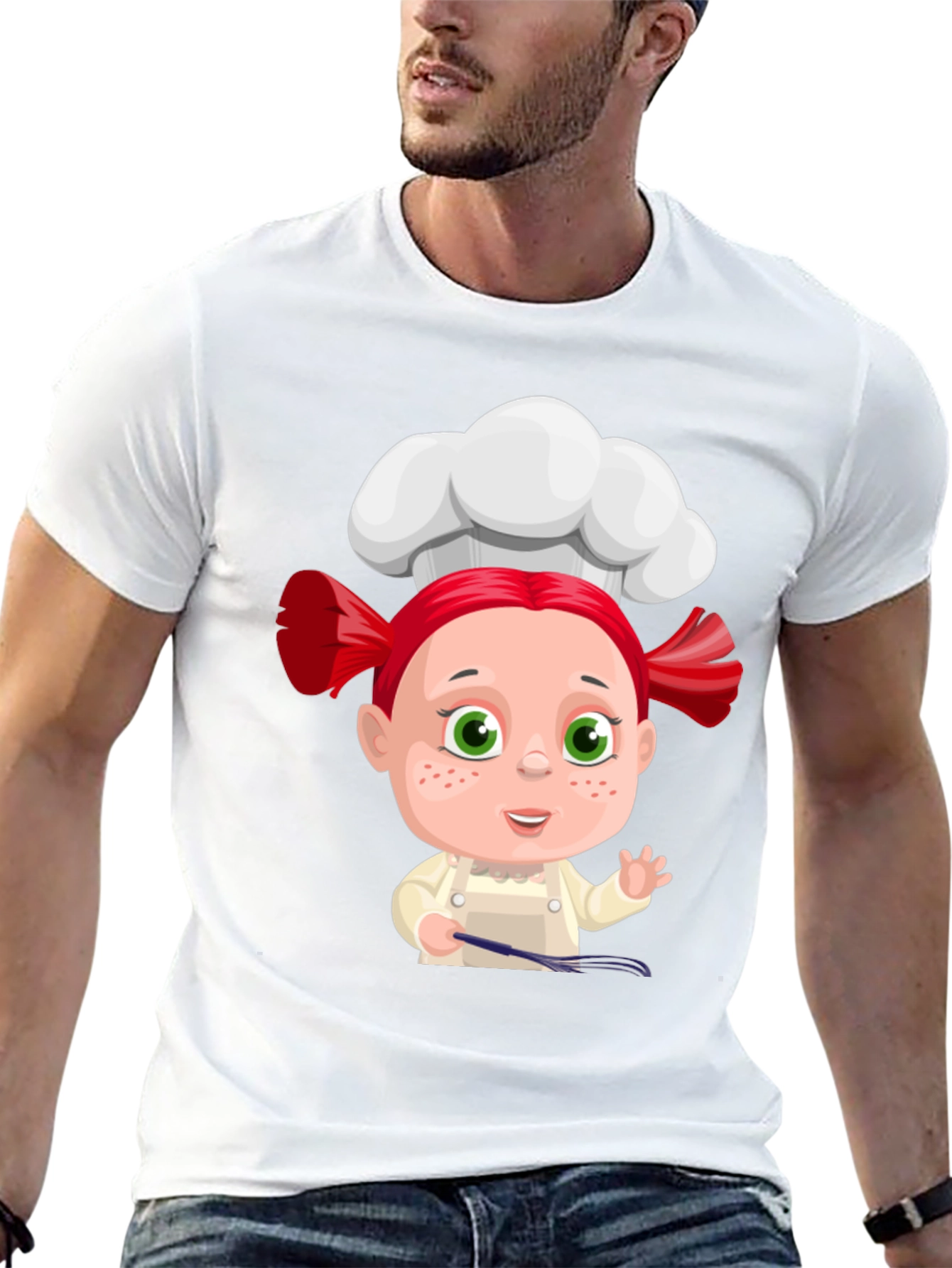 Chef Cartoon Graphic Tee