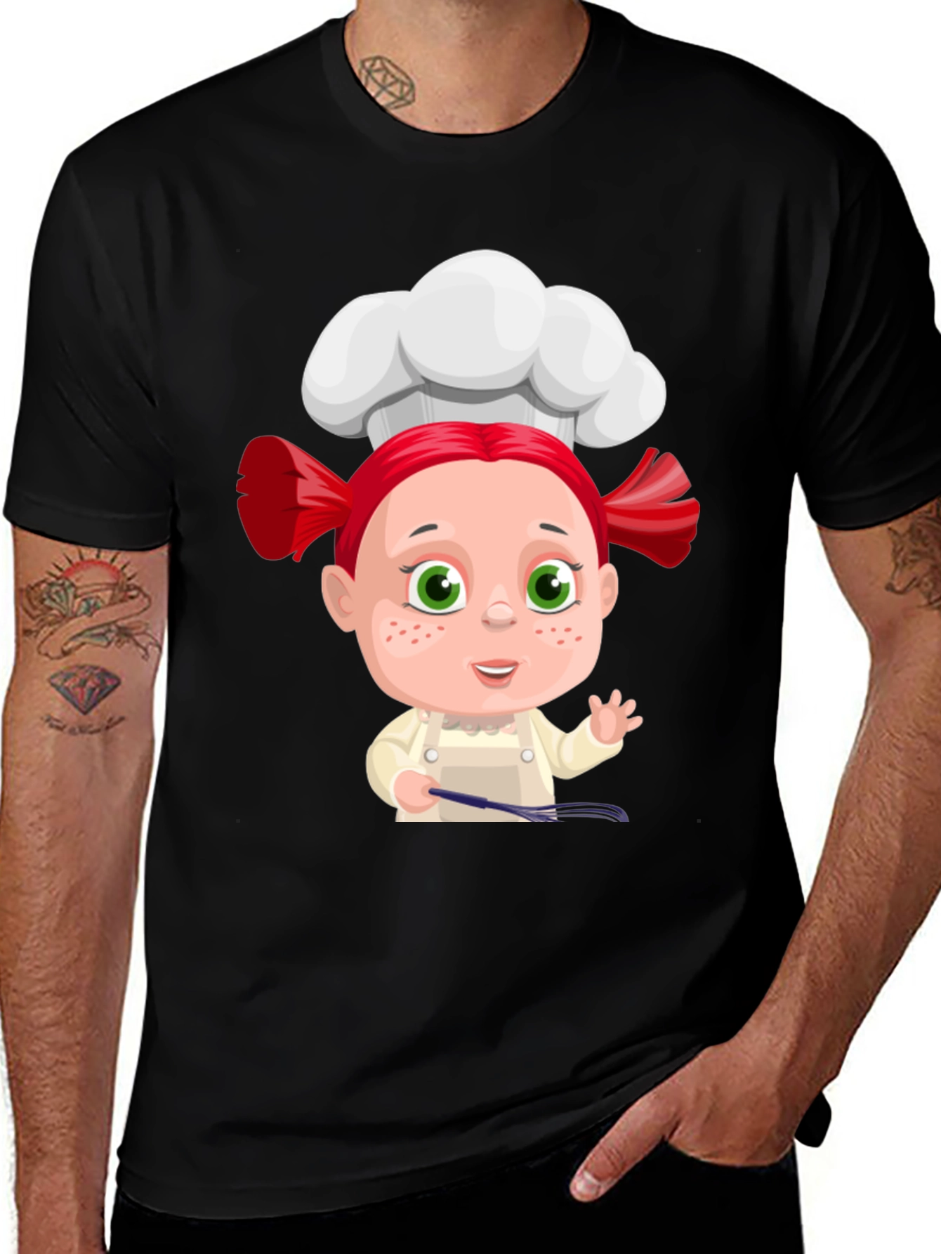 Chef Cartoon Graphic Tee