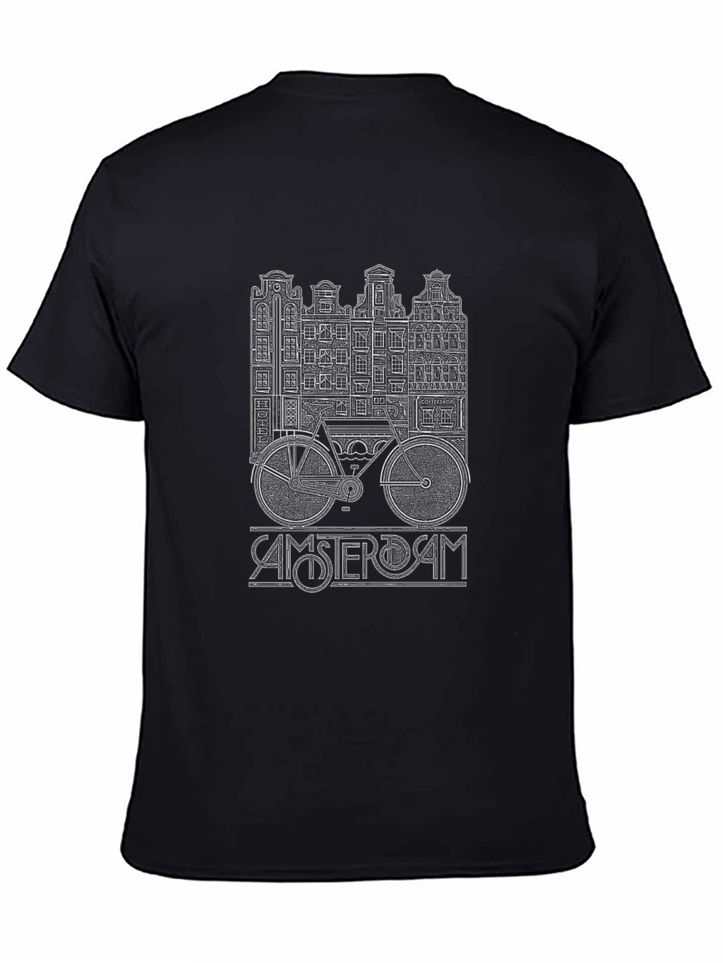 Amsterdam Bike T-Shirt - Unique Travel Design