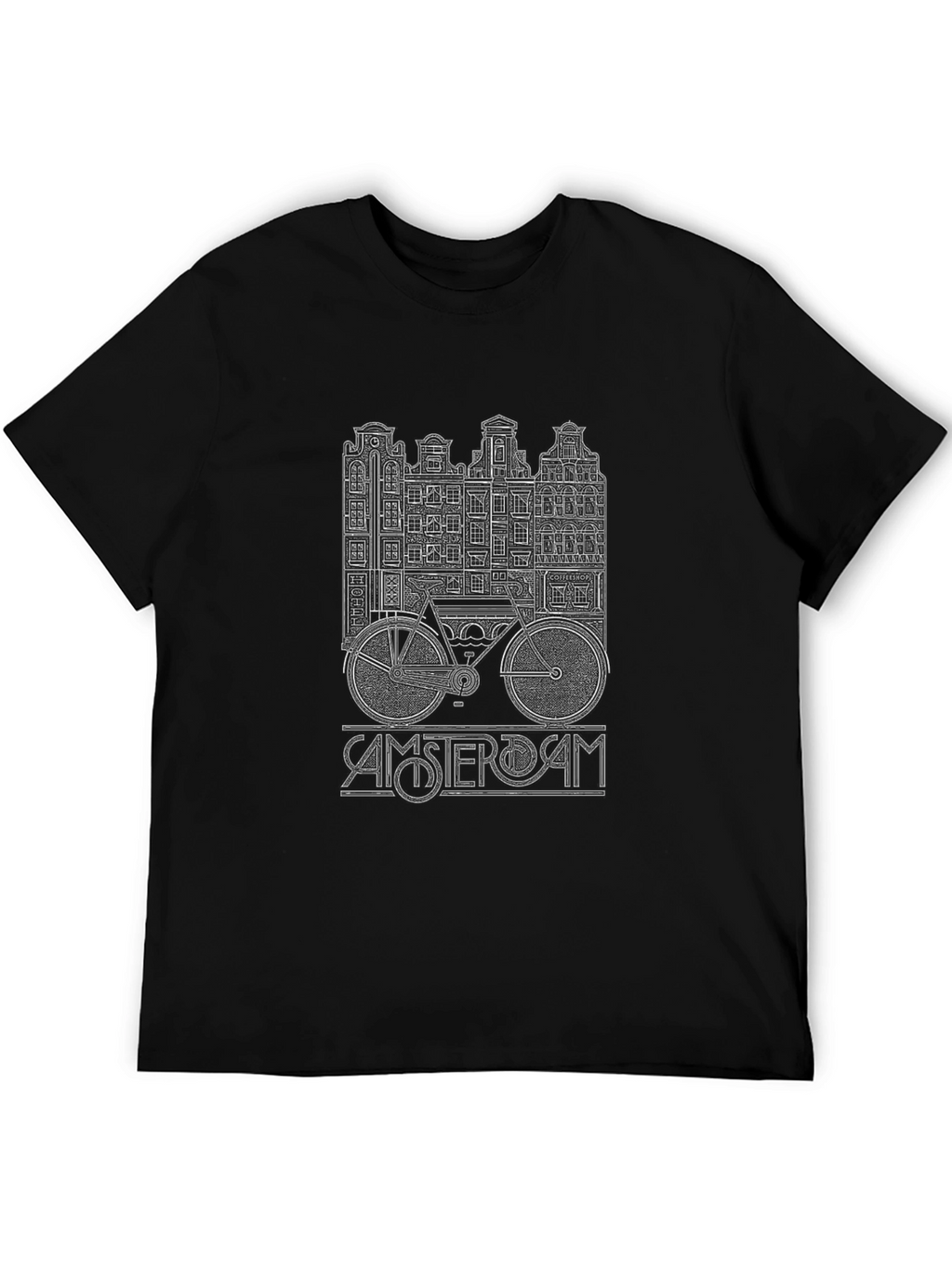 Amsterdam Bike T-Shirt - Unique Travel Design