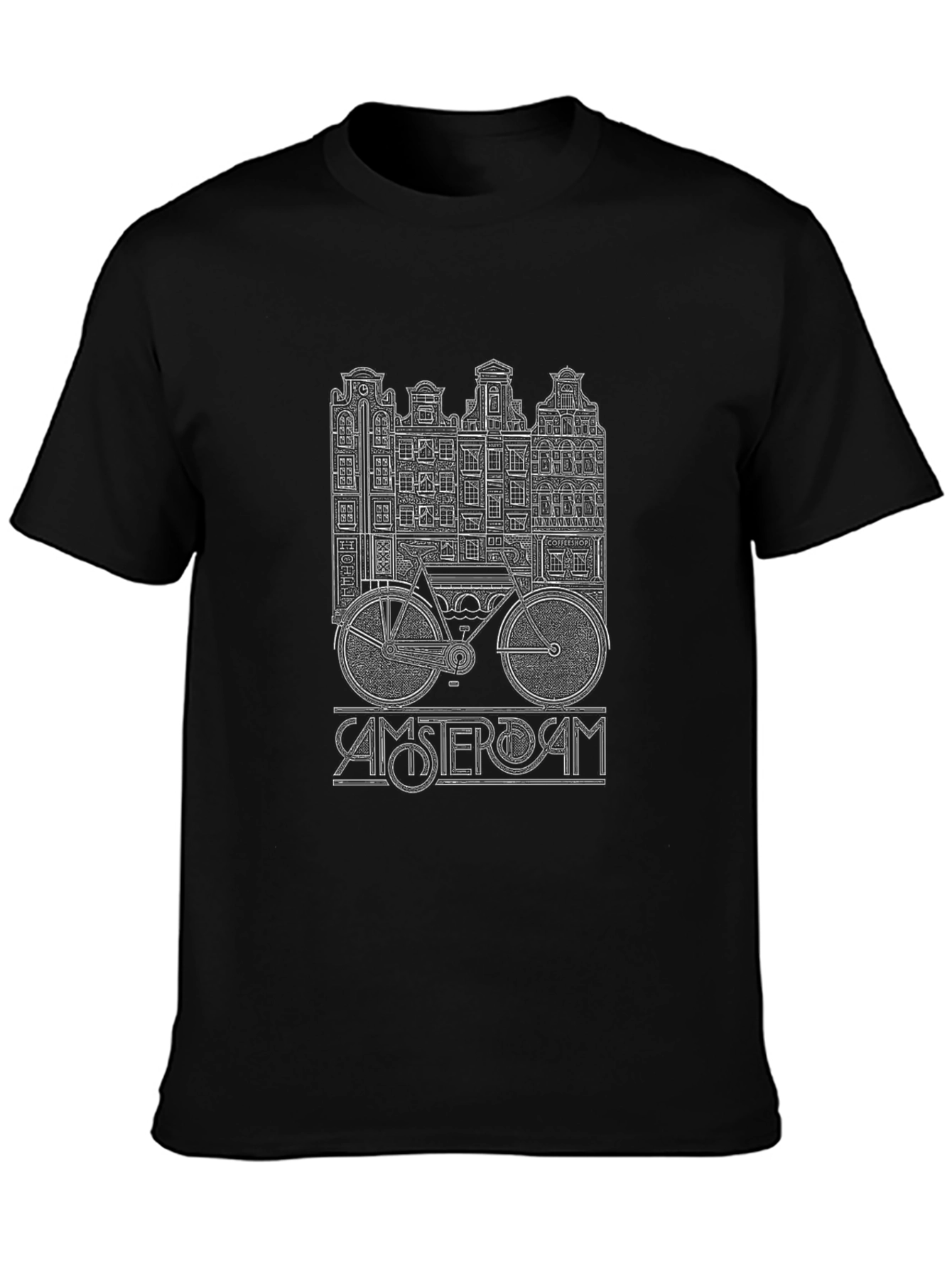 Amsterdam Bike T-Shirt - Unique Travel Design