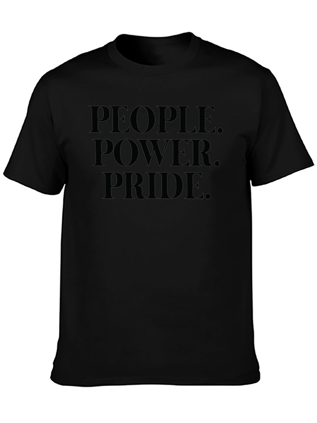 People Power Pride Graphic Tee - Black
