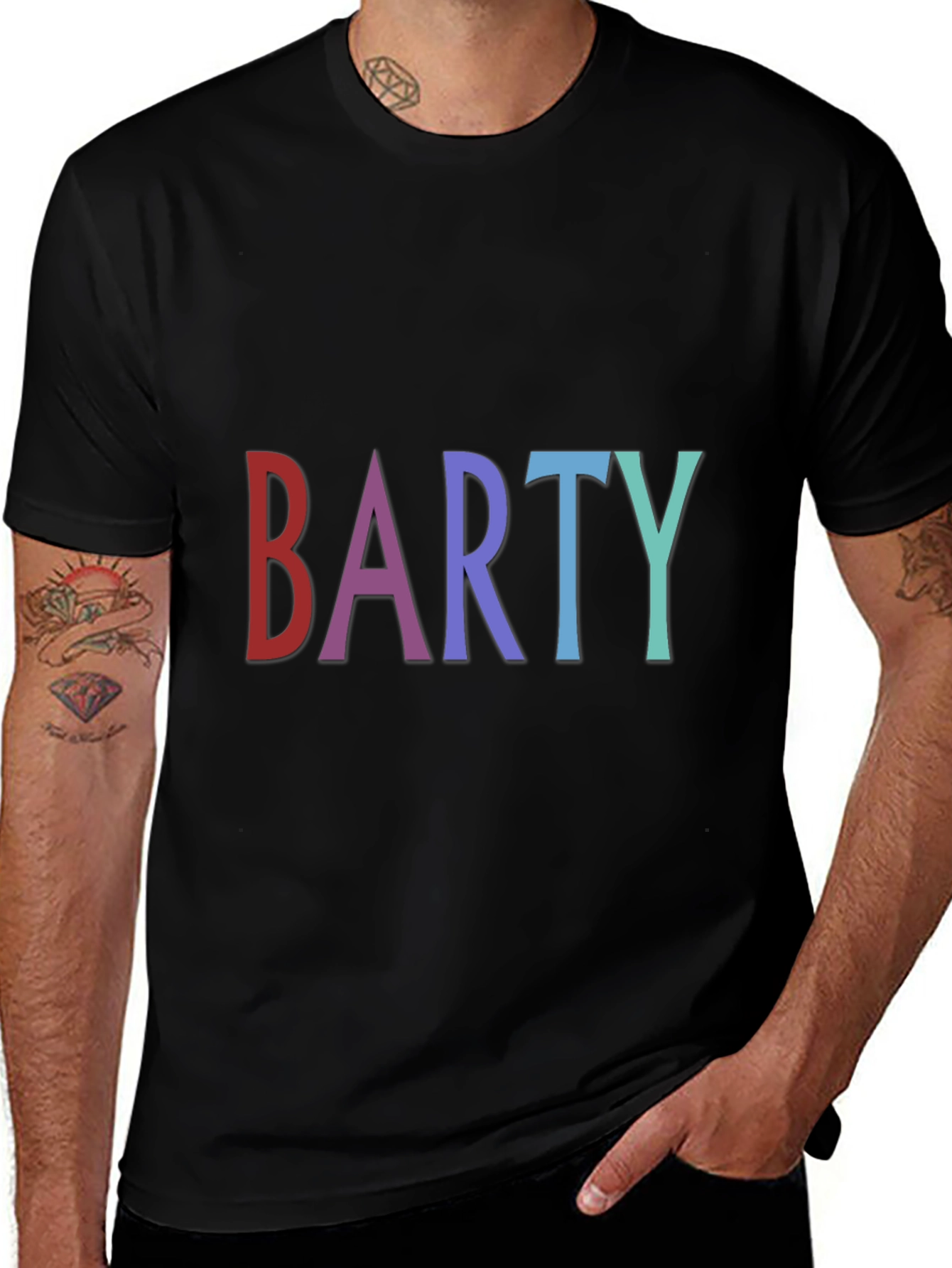 Barty Graphic Tee - Vibrant Colors