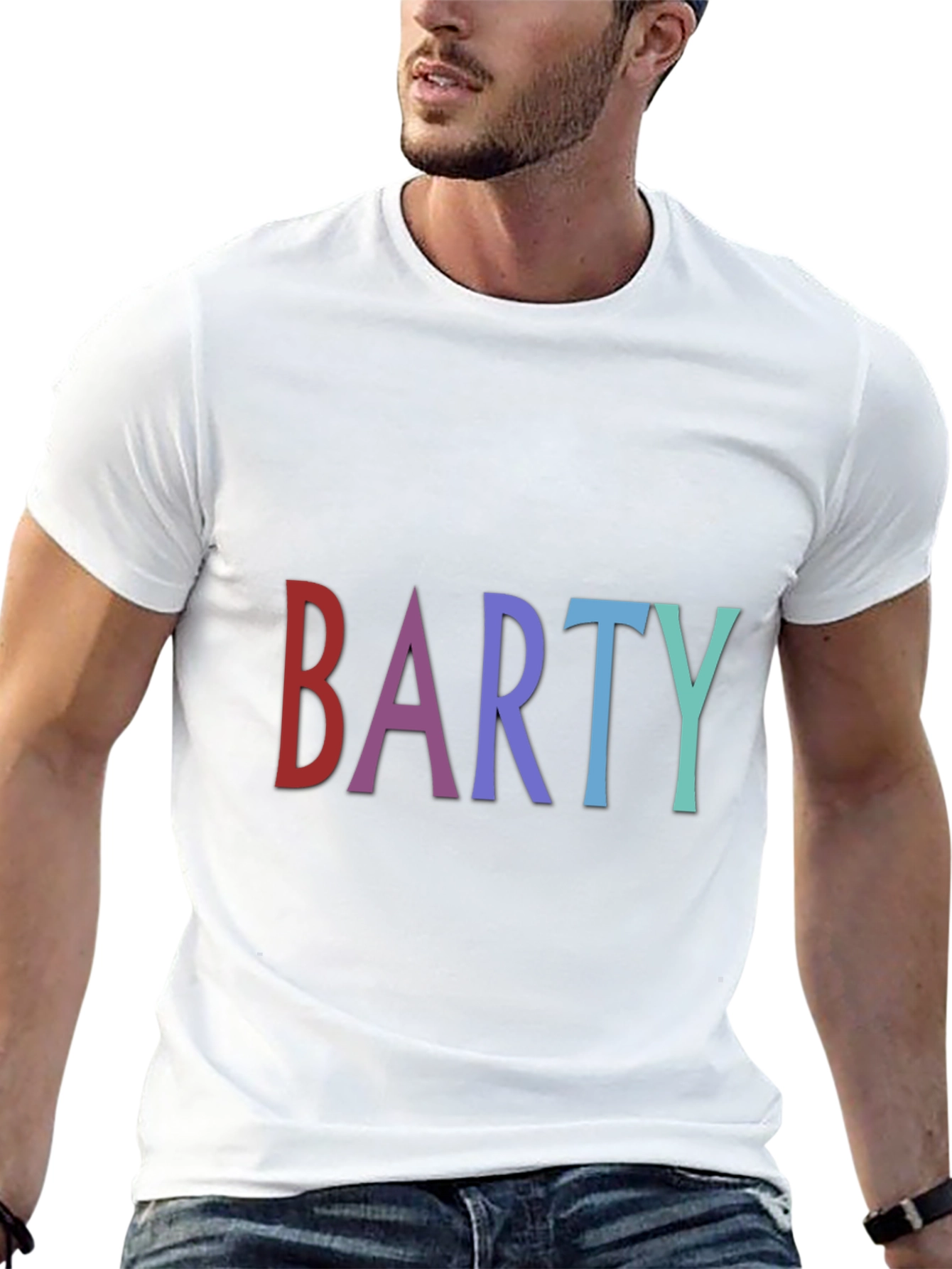 Barty Graphic Tee - Vibrant Colors