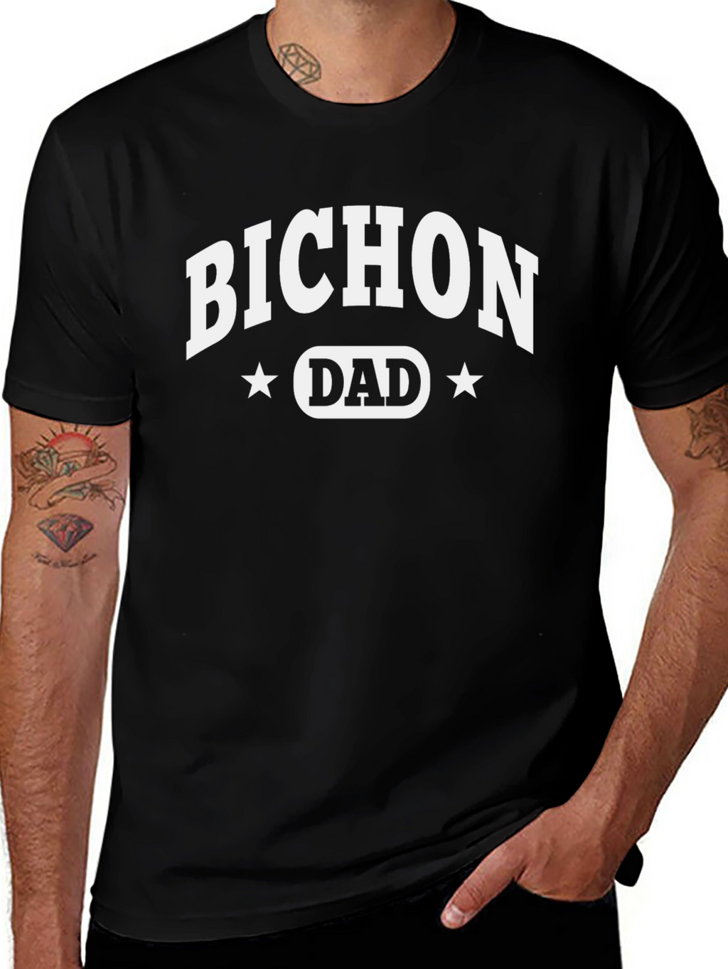 Bichon Dad T-Shirt - Dog Lover Tee